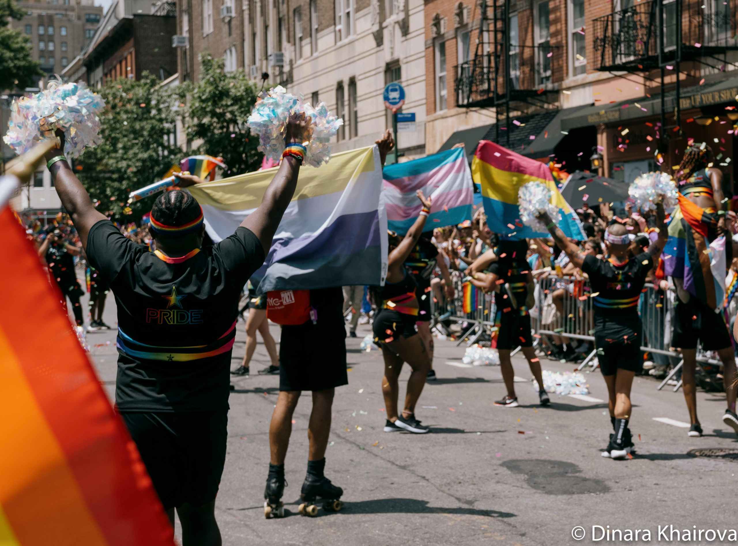 Pride parade day. Dinara Khairova