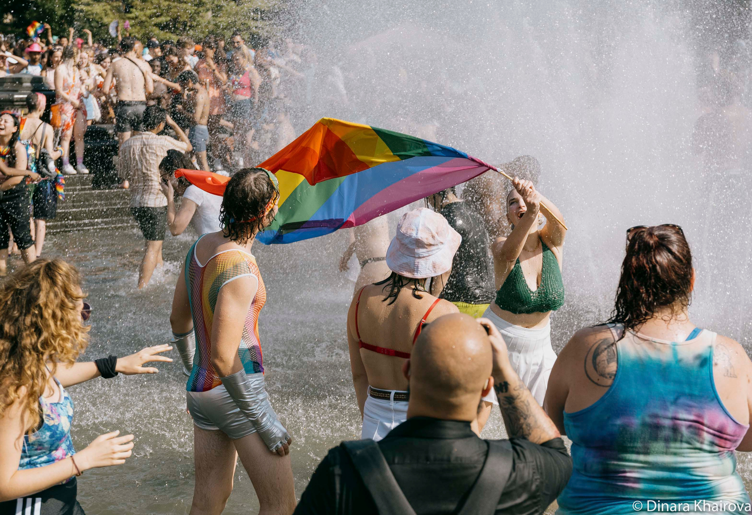 Pride parade day. Dinara Khairova