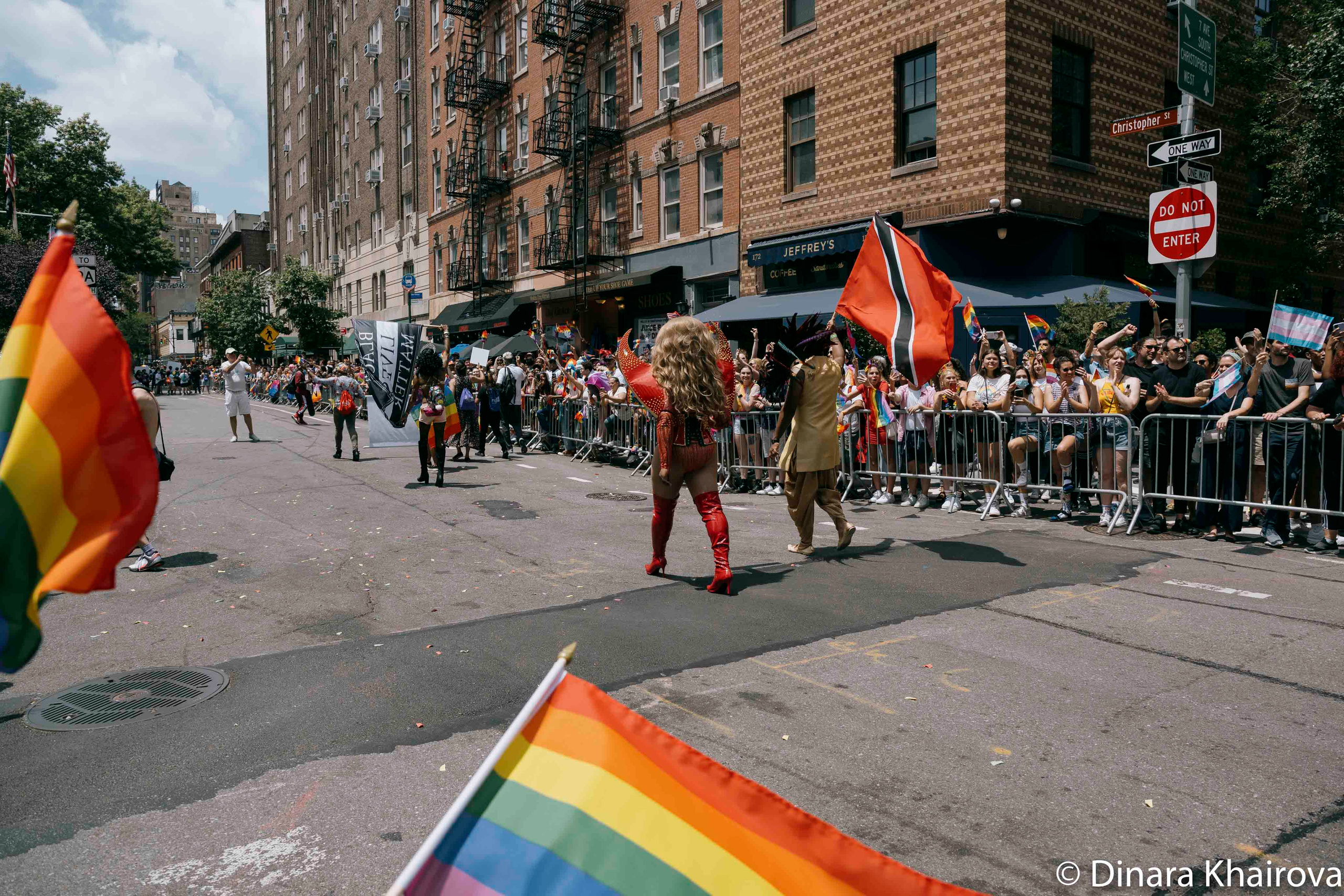 Pride parade day. Dinara Khairova