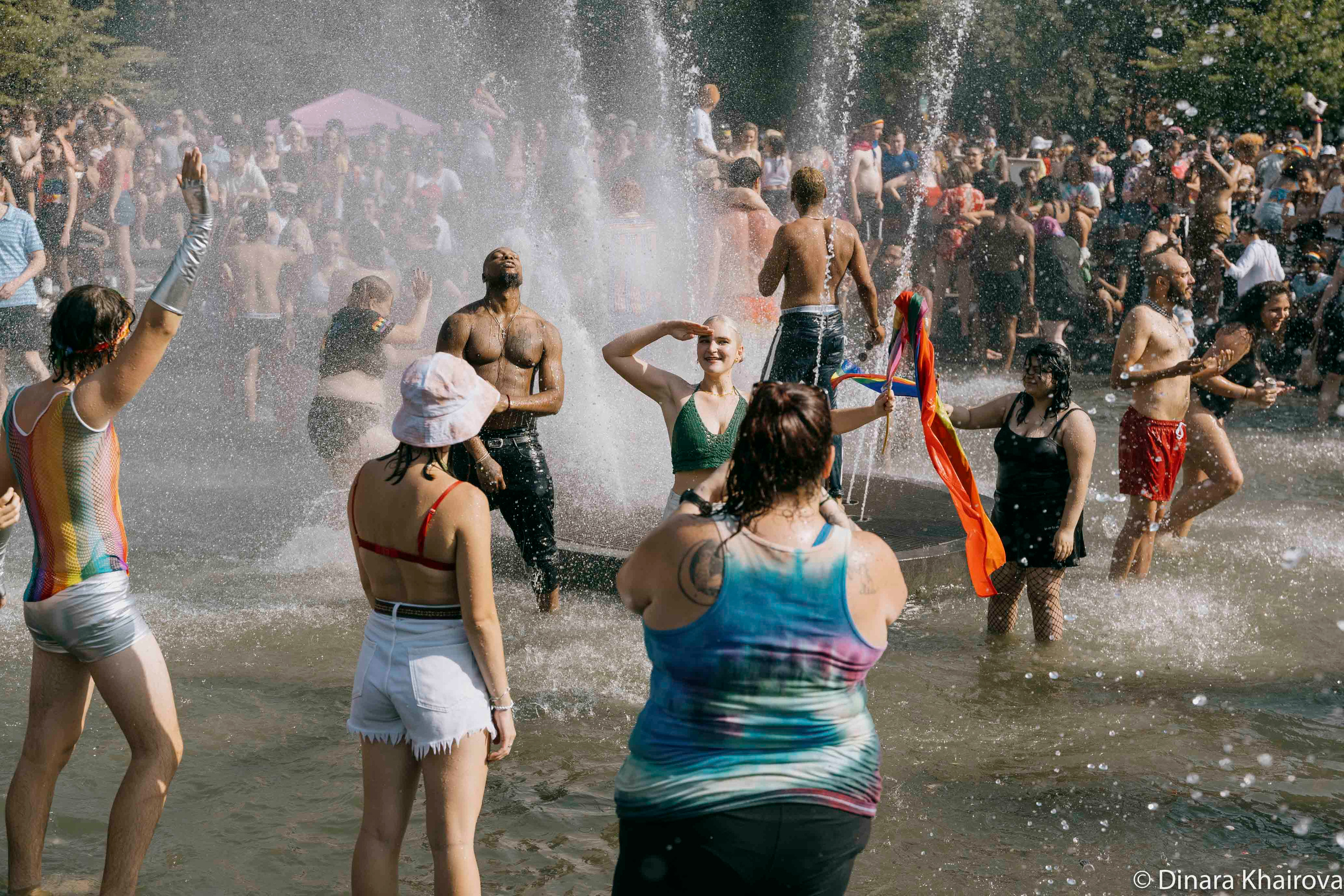 Pride parade day. Dinara Khairova