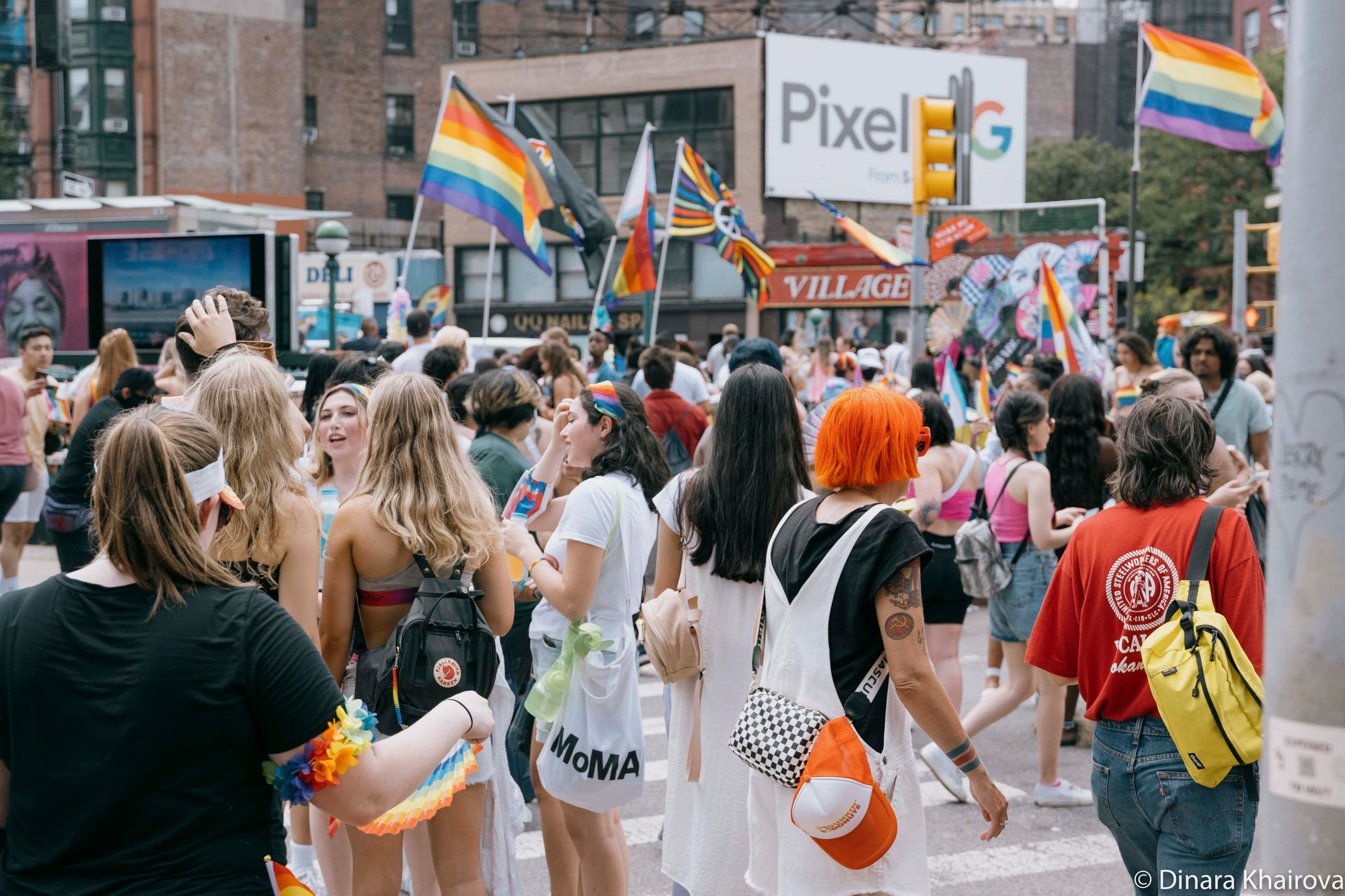 Pride parade day. Dinara Khairova