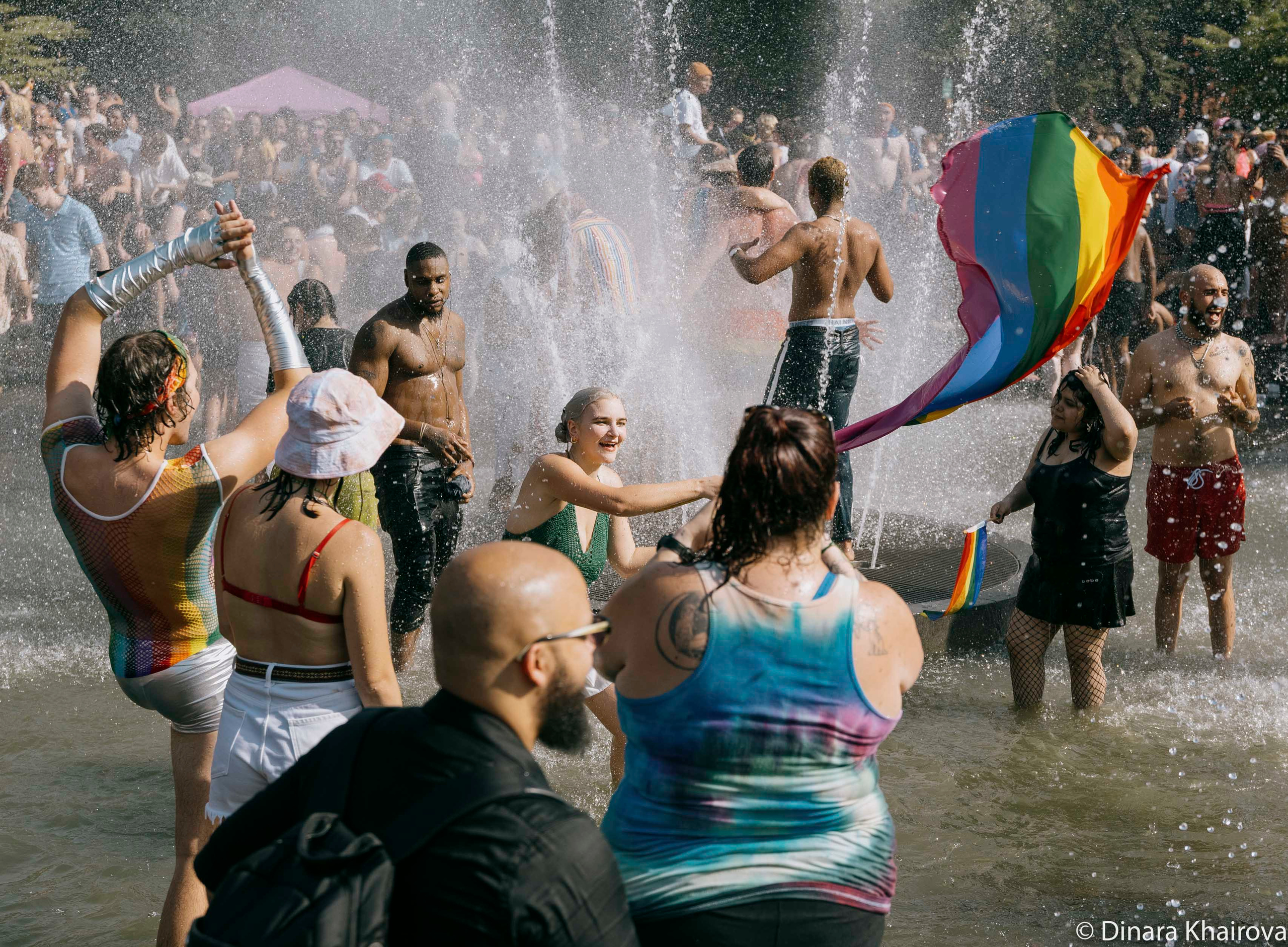 Pride parade day. Dinara Khairova