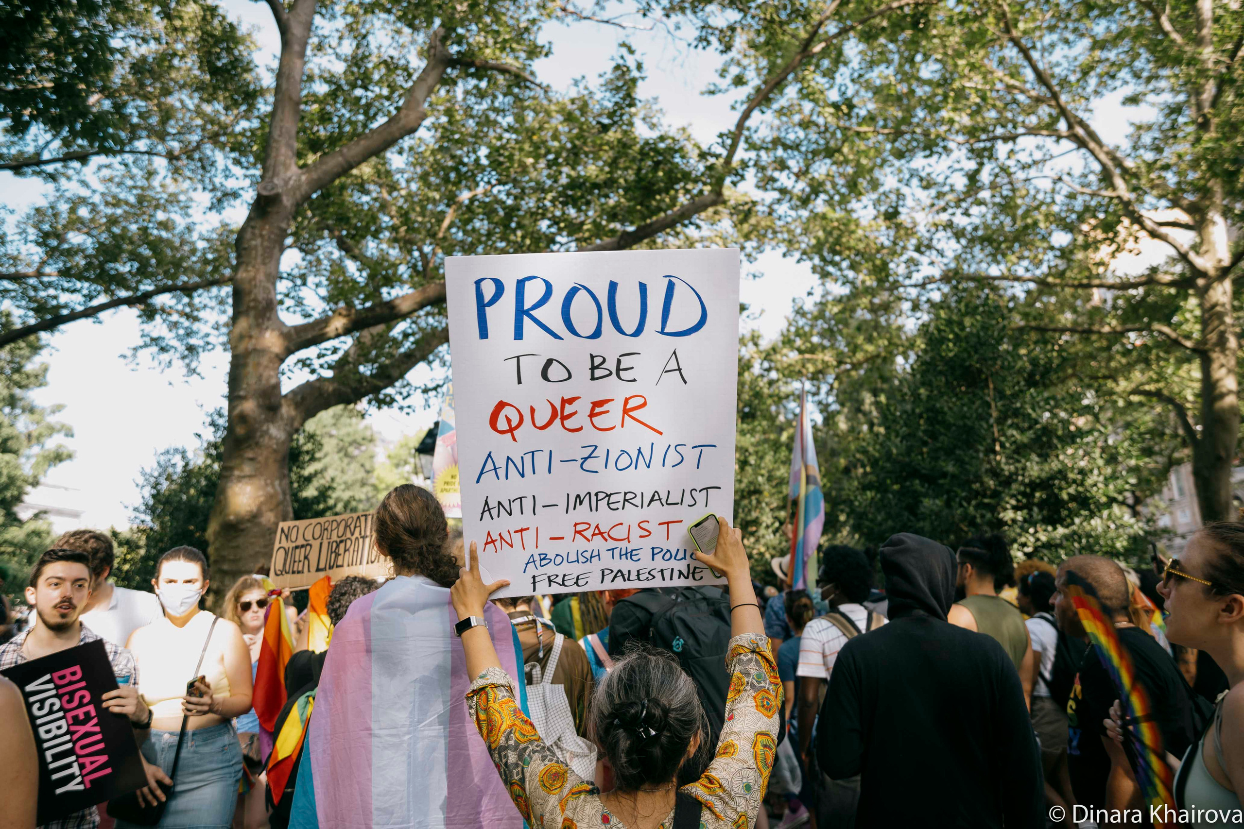 Pride parade day. Dinara Khairova