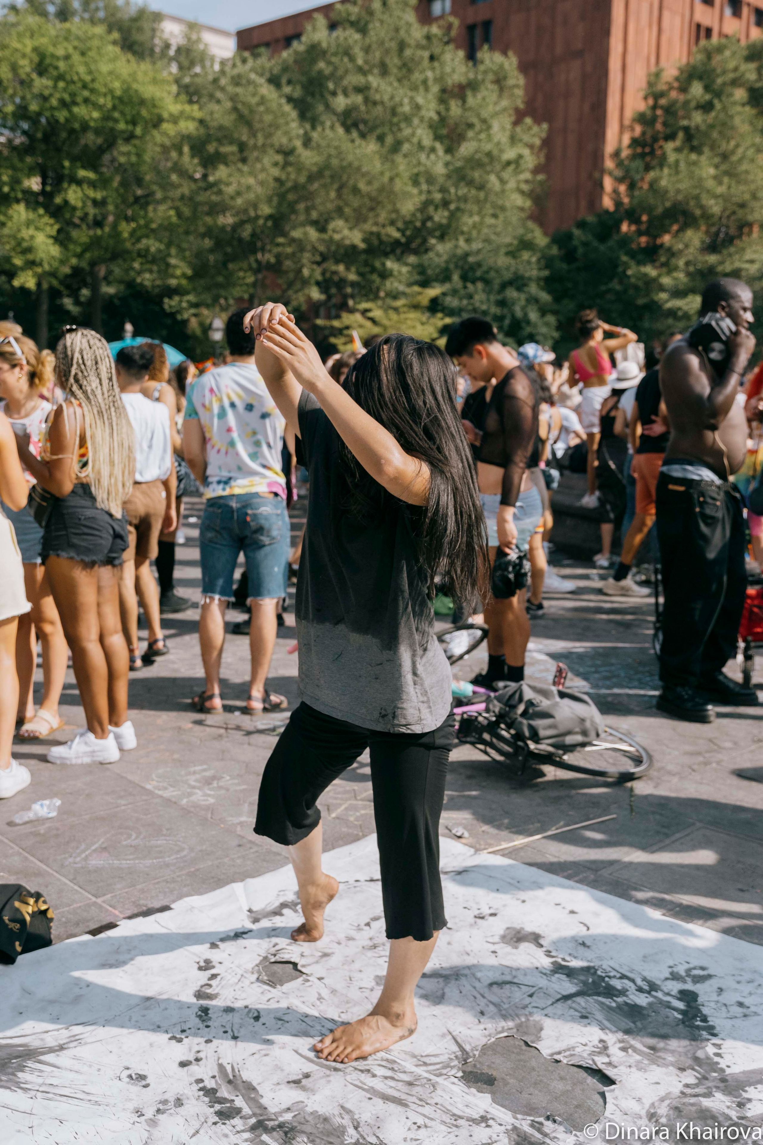 Pride parade day. Dinara Khairova