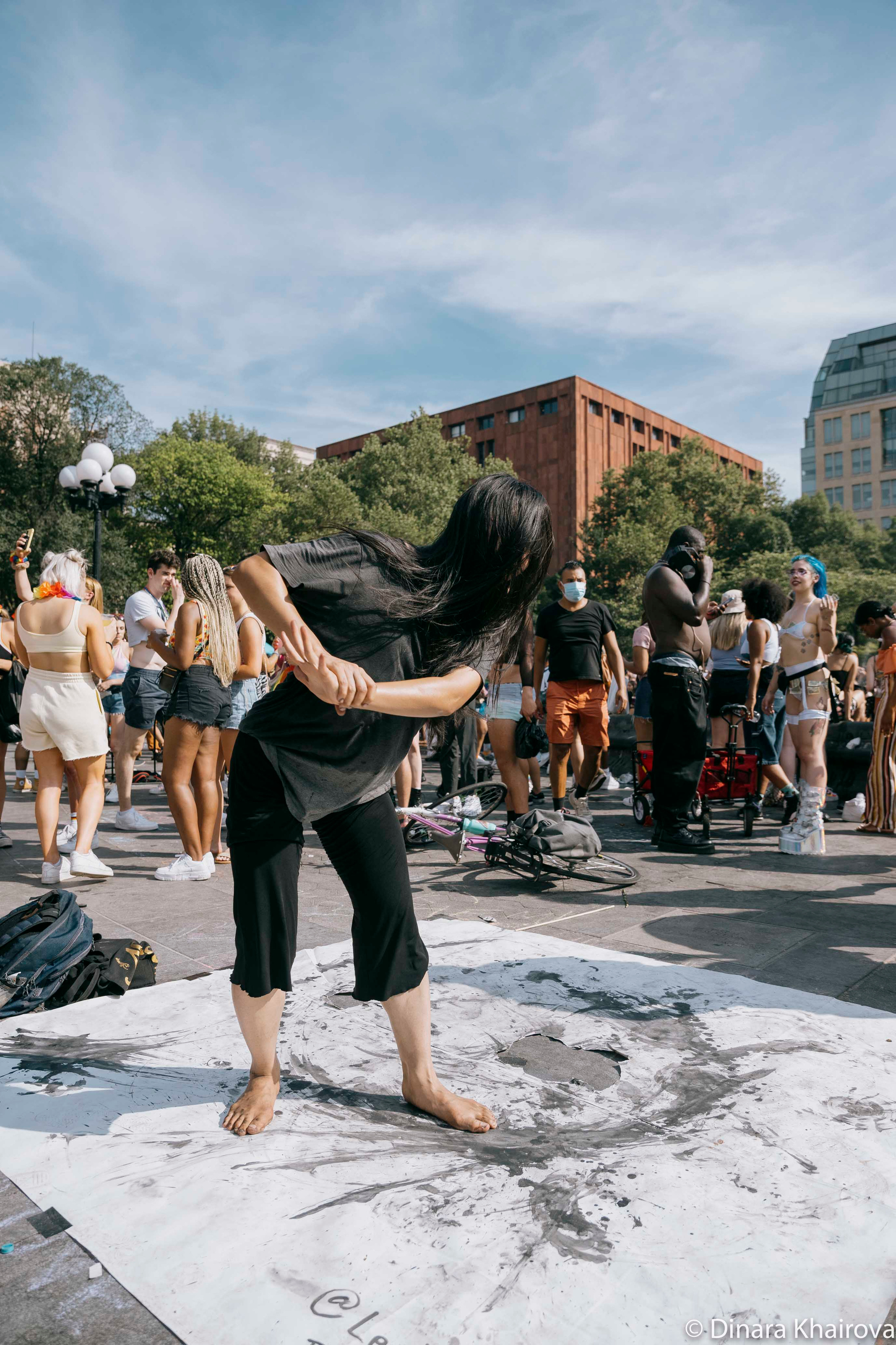 Pride parade day. Dinara Khairova