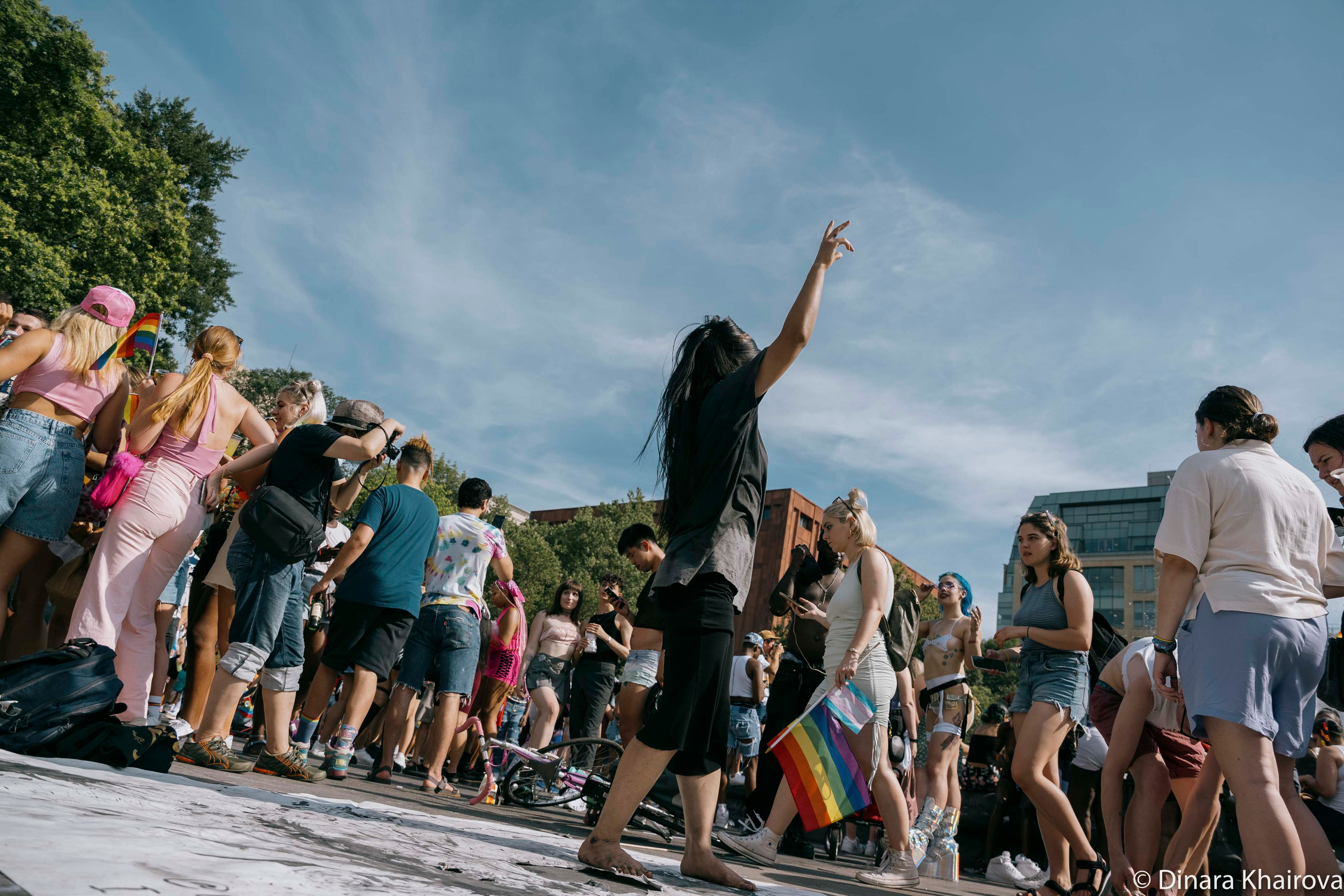 Pride parade day. Dinara Khairova