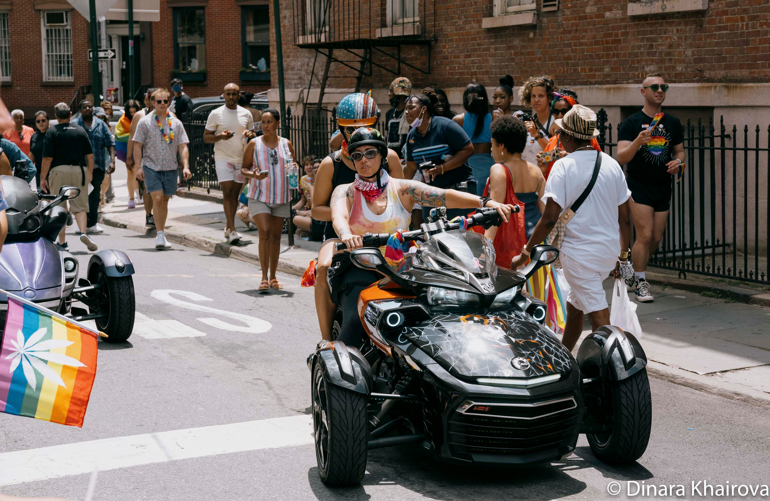 Pride parade day. Dinara Khairova