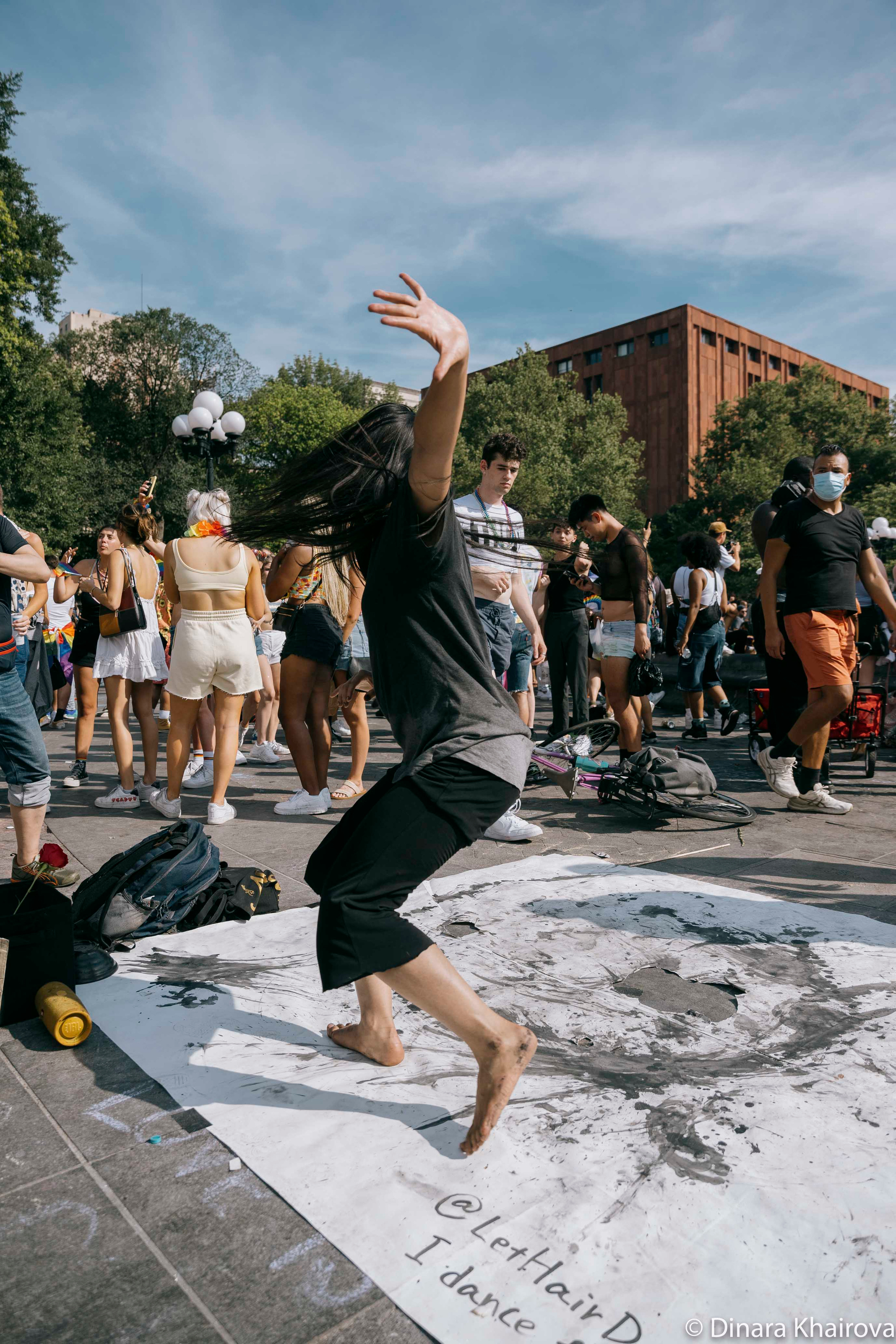Pride parade day. Dinara Khairova
