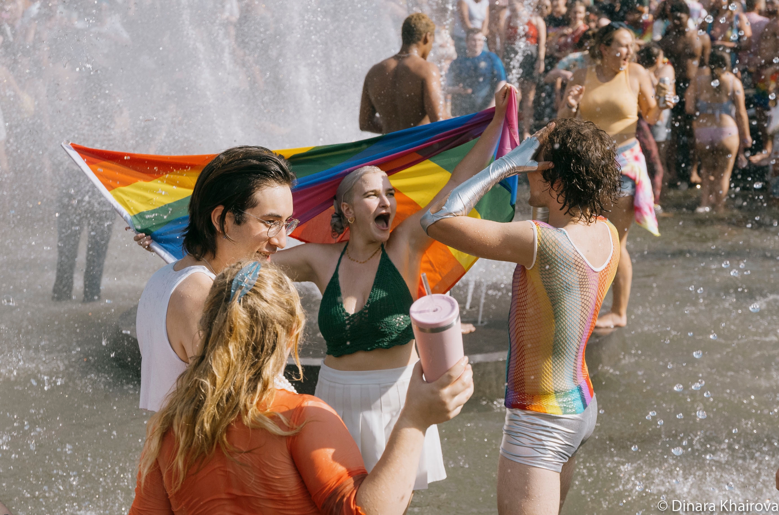 Pride parade day. Dinara Khairova