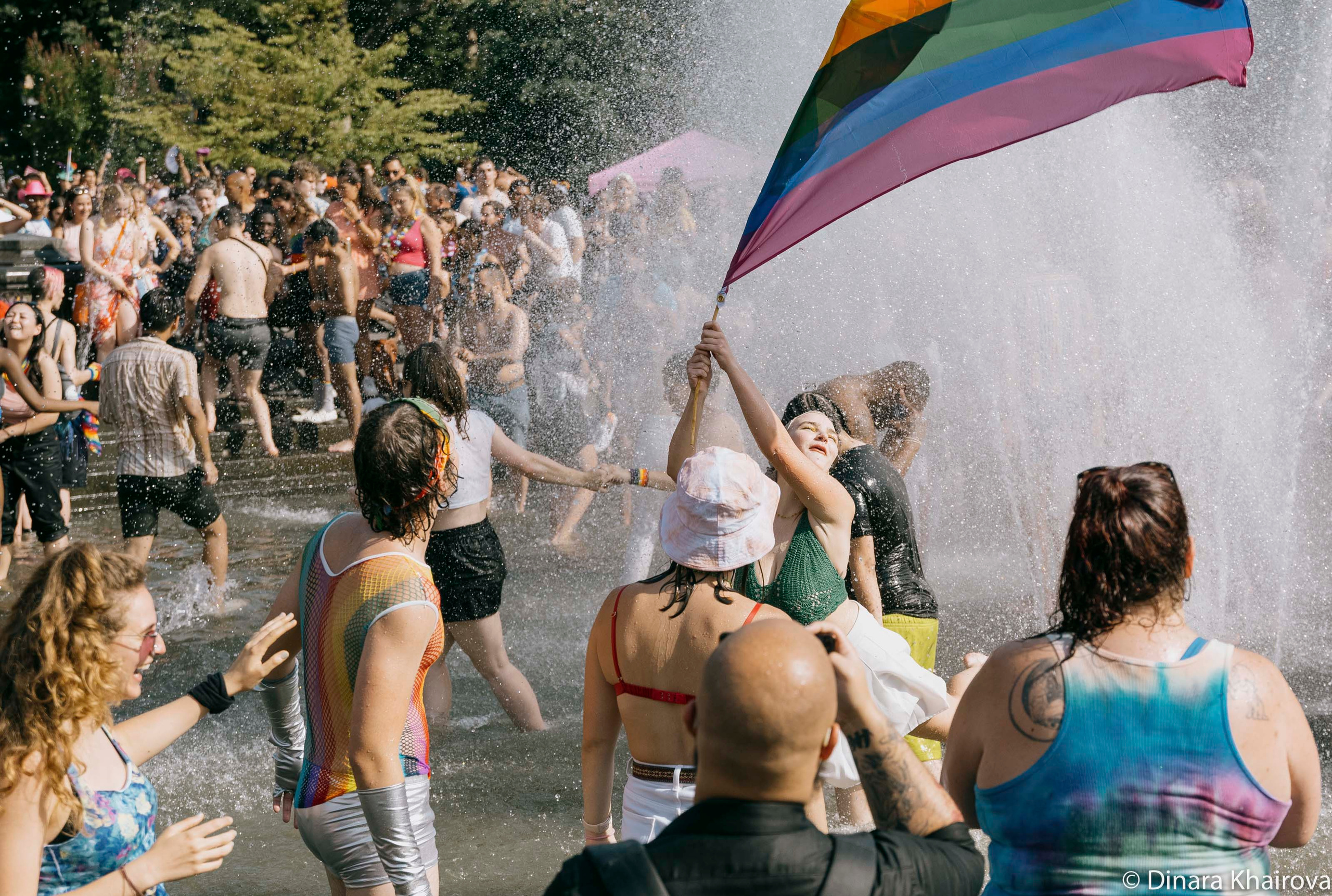 Pride parade day. Dinara Khairova