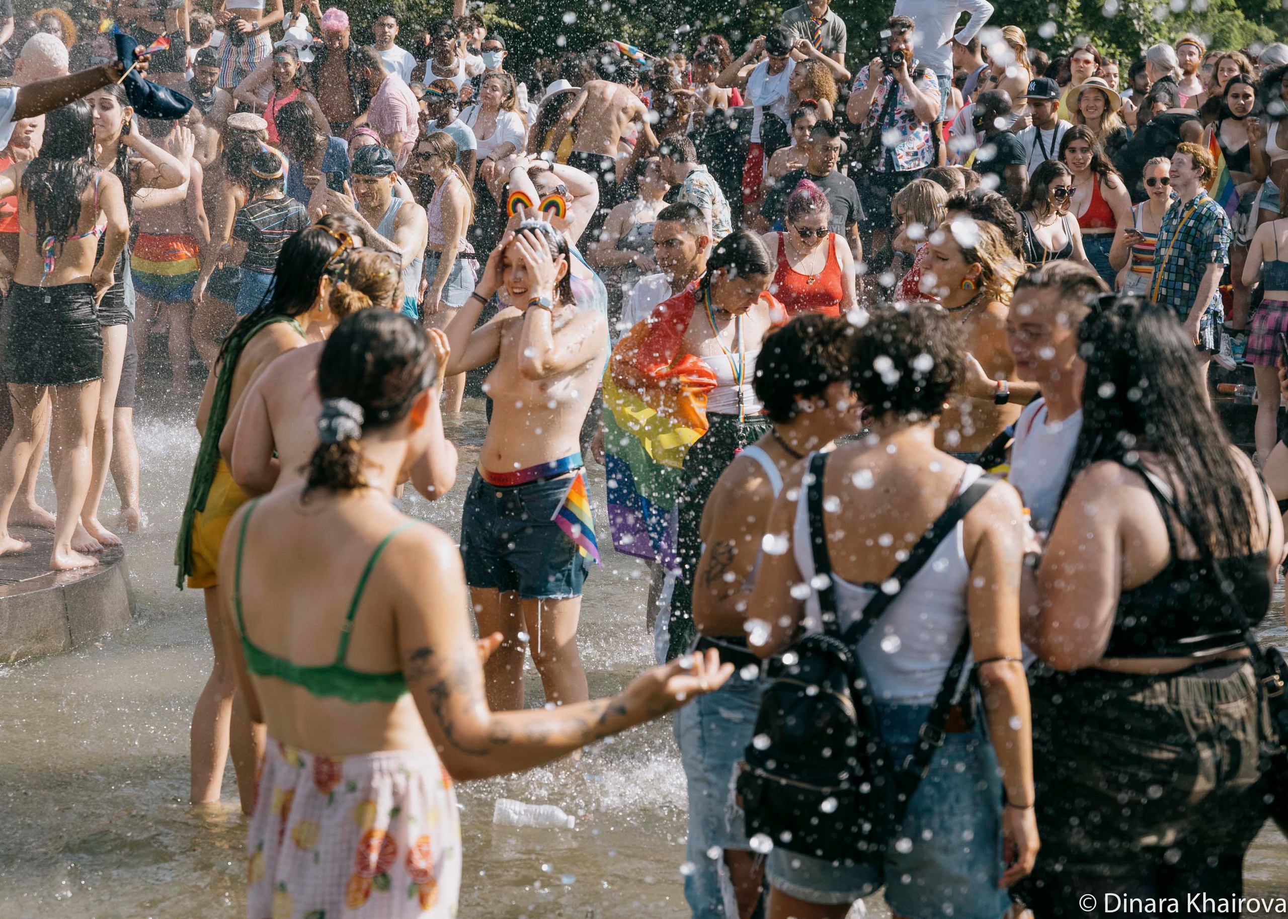 Pride parade day. Dinara Khairova