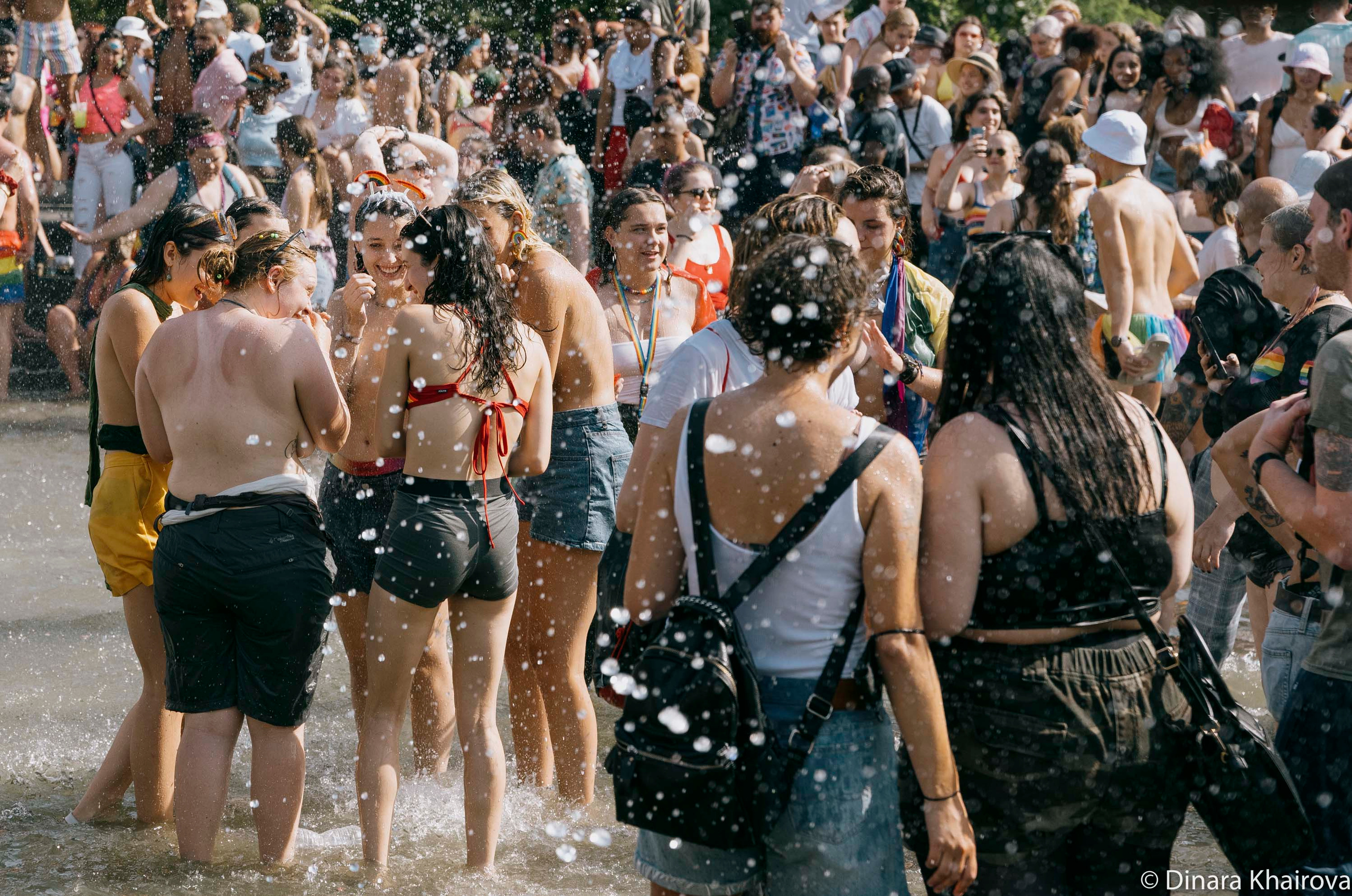 Pride parade day. Dinara Khairova