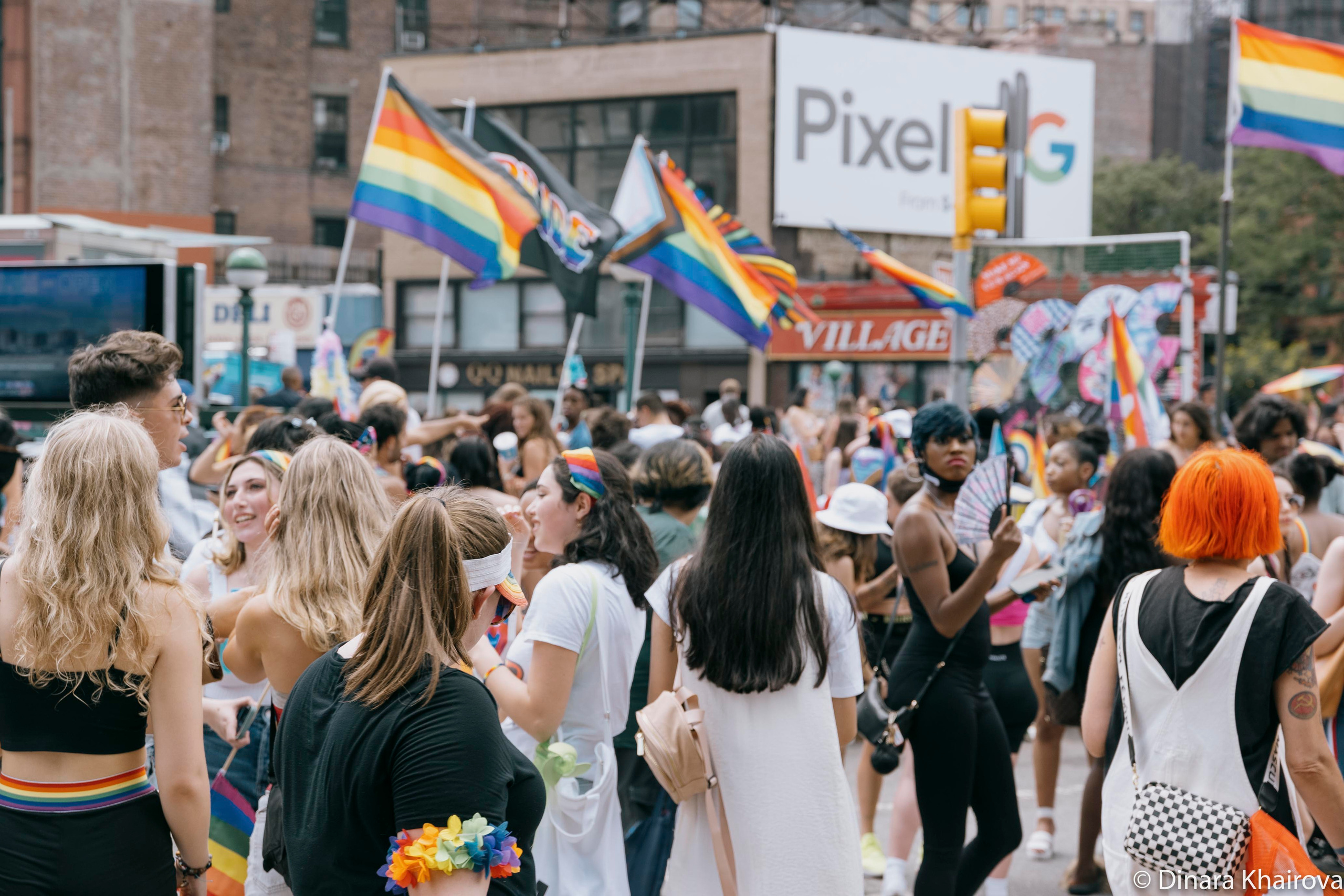 Pride parade day. Dinara Khairova