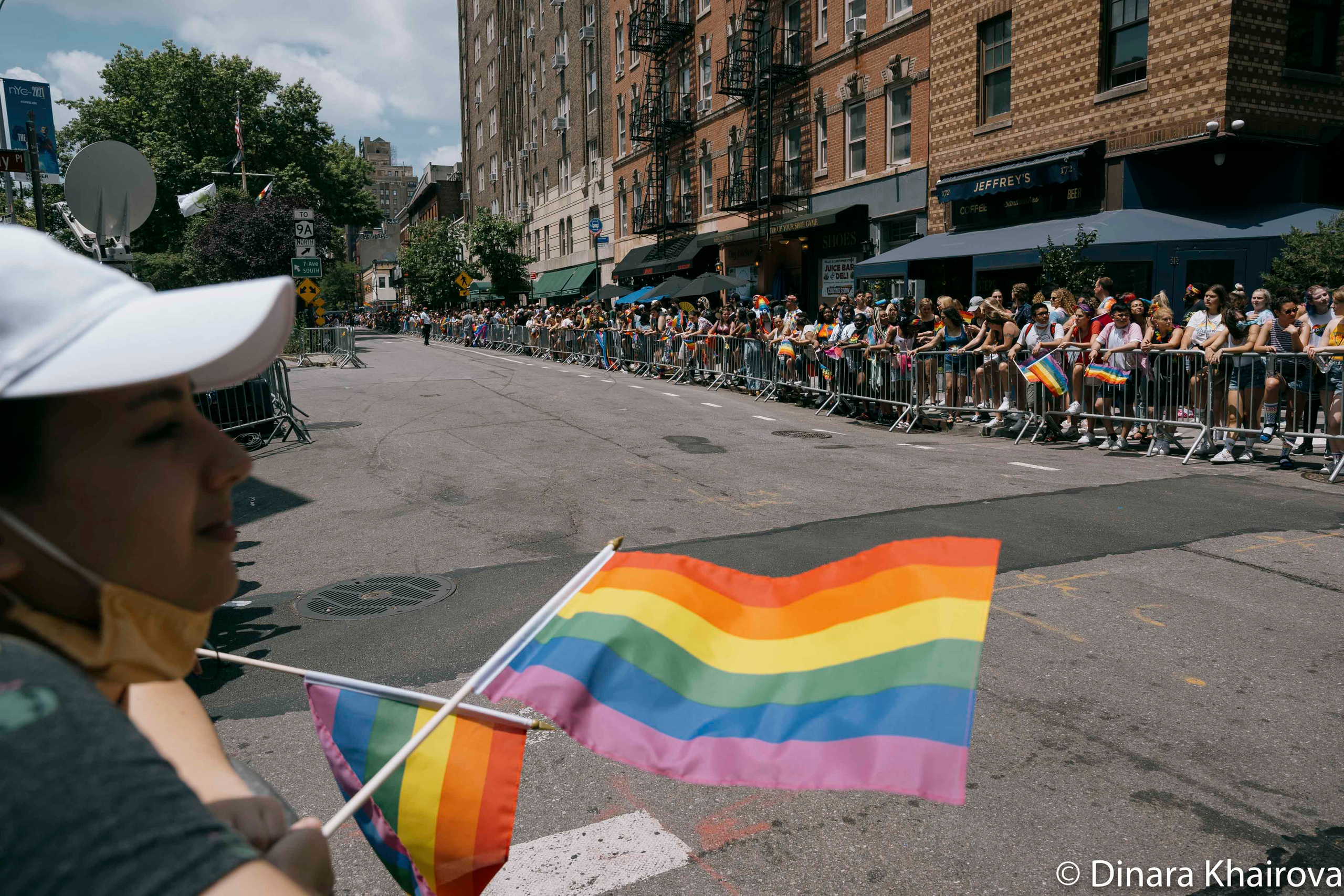 Pride parade day. Dinara Khairova