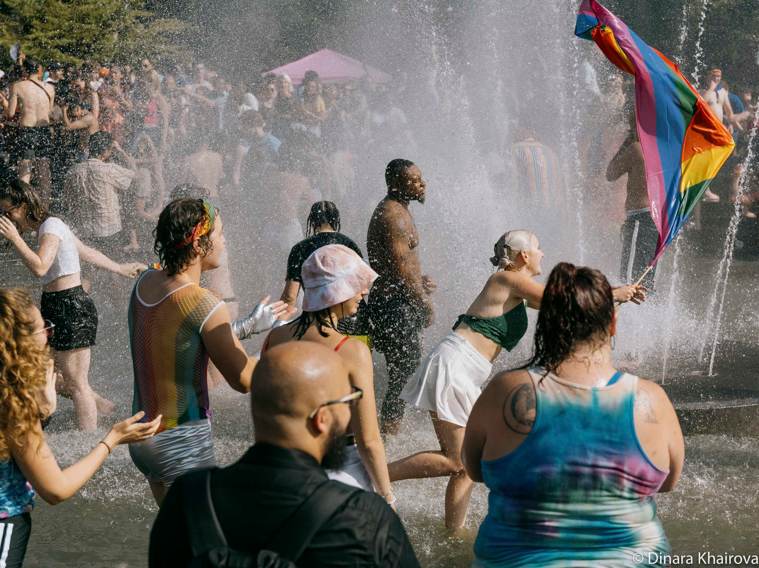 Pride parade day. Dinara Khairova
