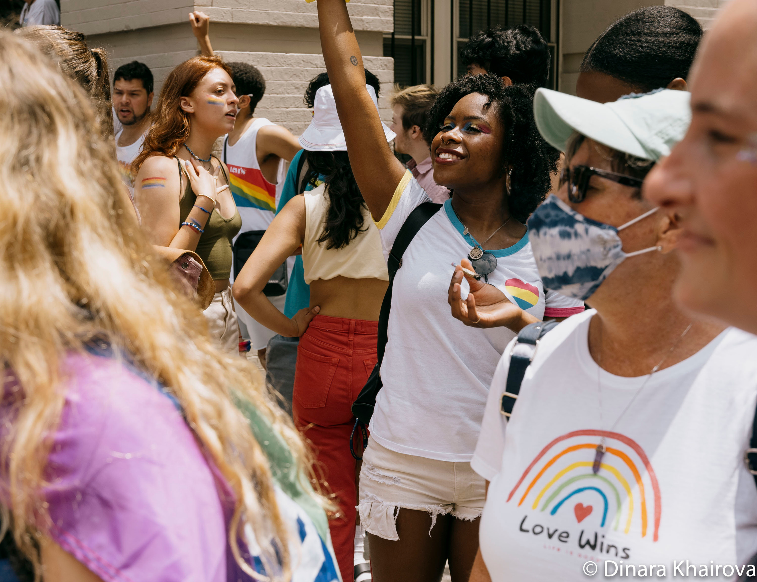 Pride parade day. Dinara Khairova