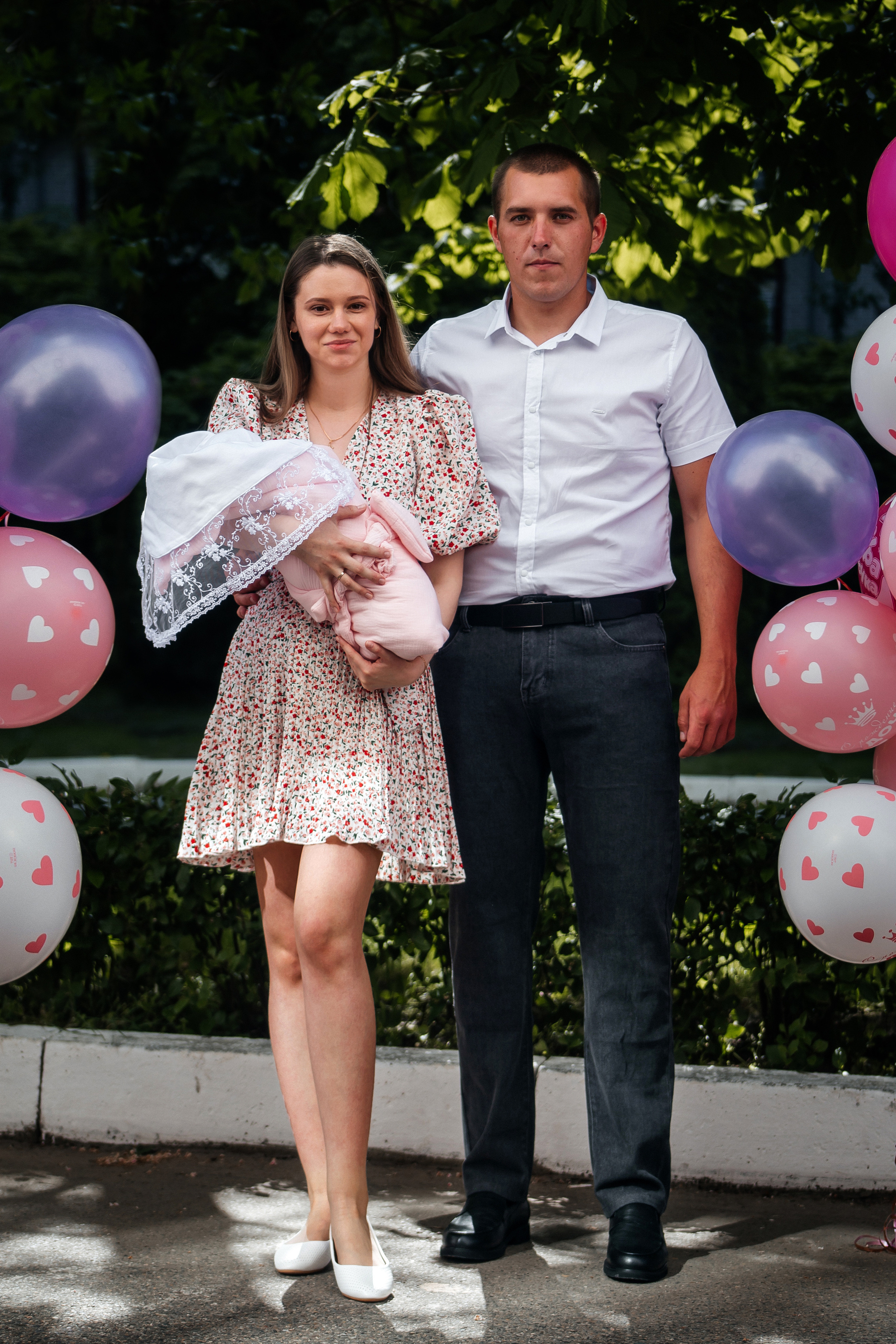 Выписка из 4 роддома Ставрополь. Фотограф Ставрополь Пятигорск Елизавета Дарина