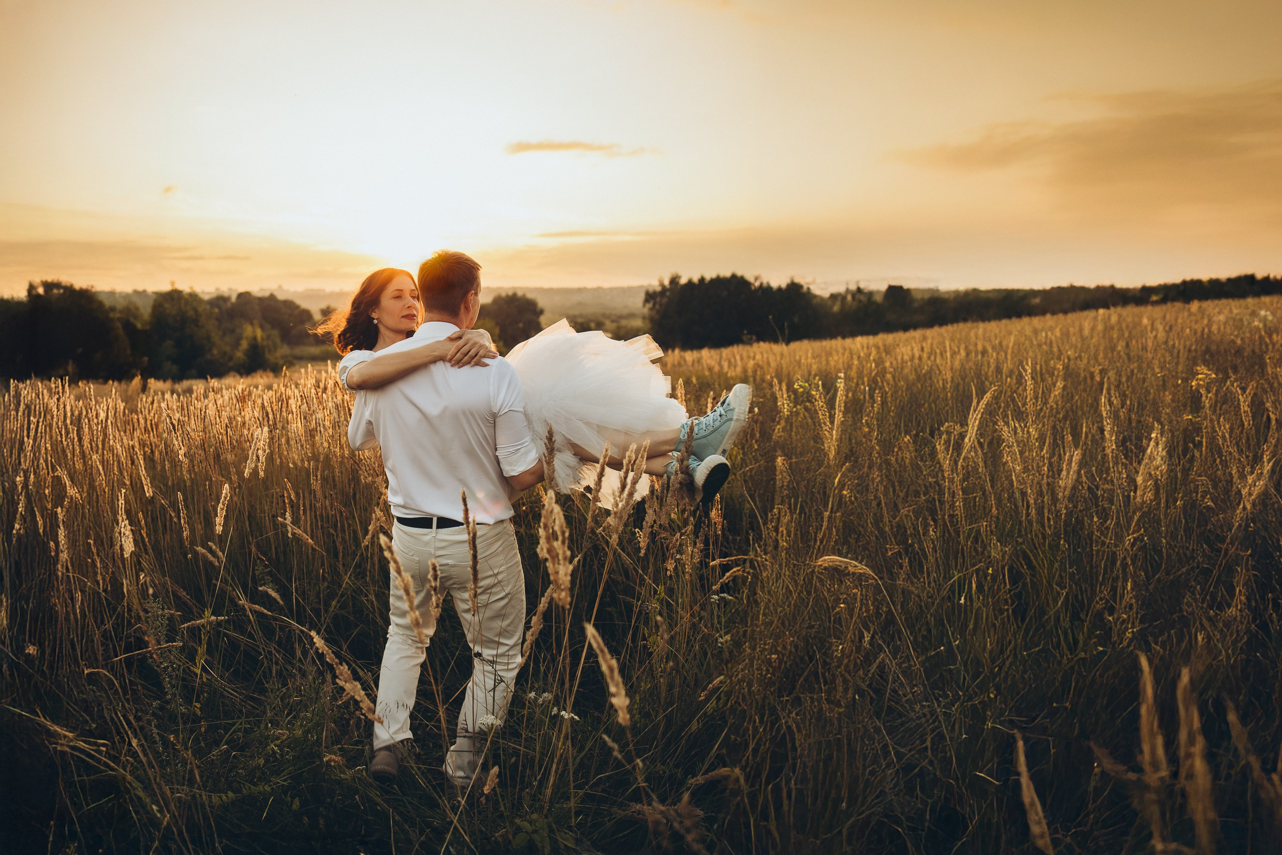 Свадебная love-story на закате