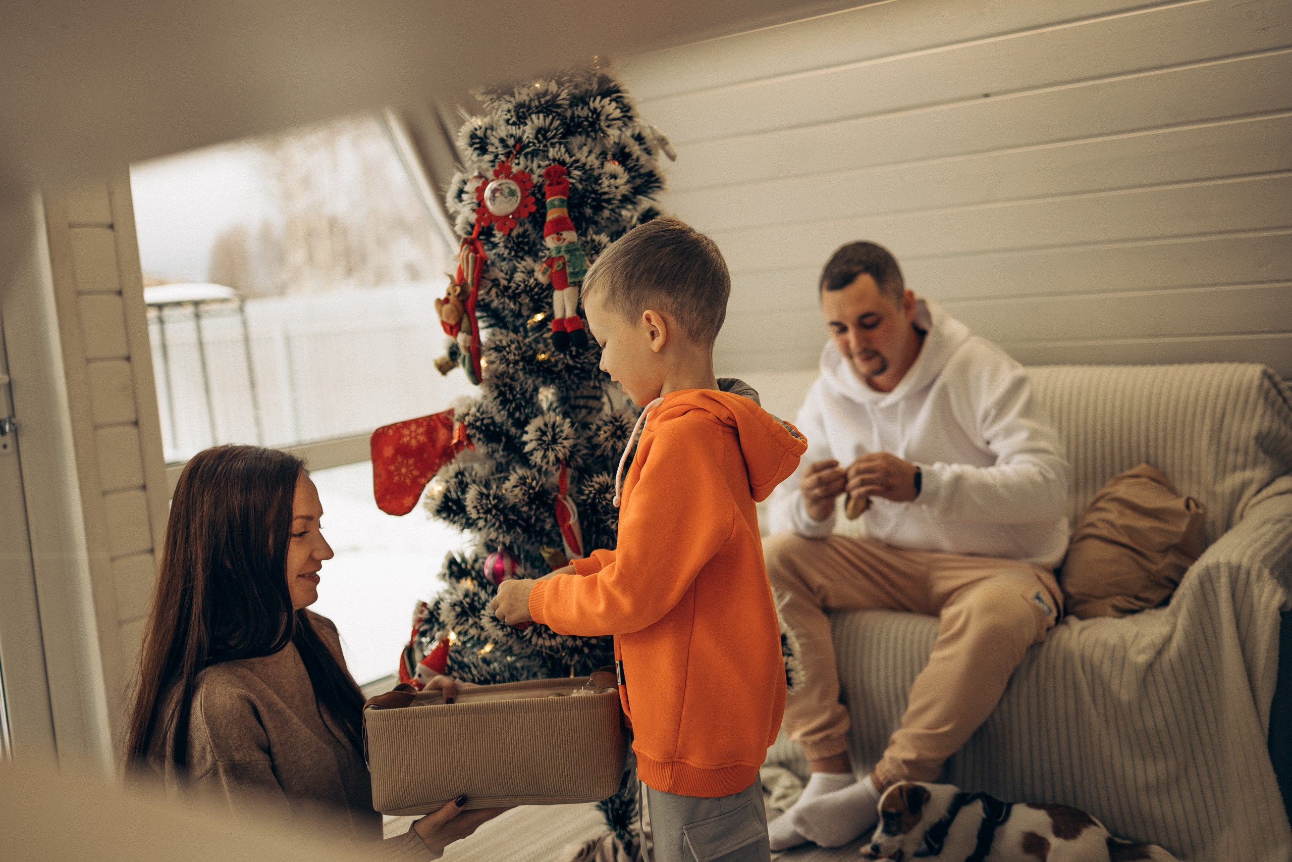 Новогодняя домашняя фотосессия в Ижевске