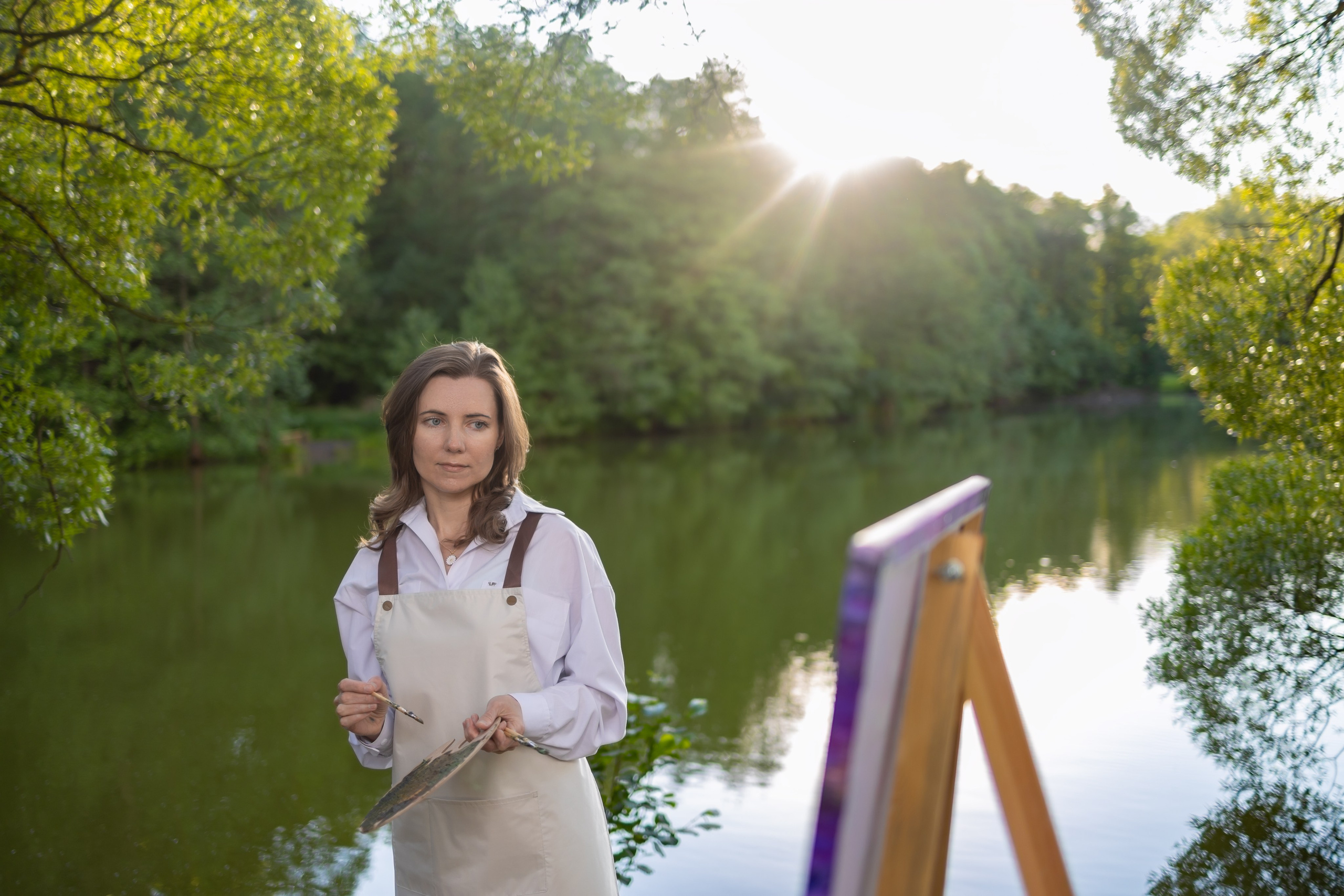 Фотосессия в стиле «Художница». Репортажный, семейный и студийный фотограф в Москве Демин Алексей