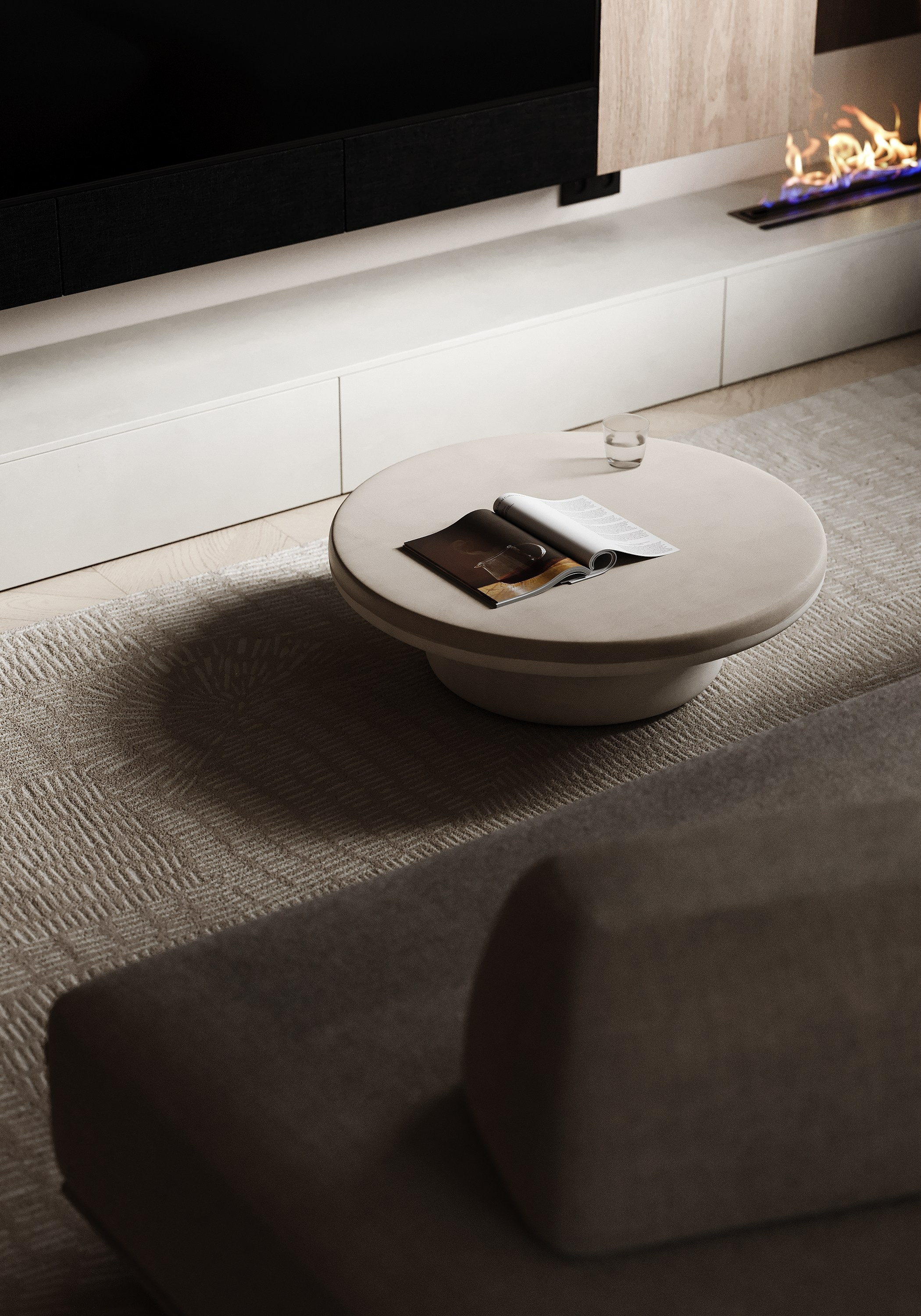 Частный дом 160 м². Визуализации интерьера