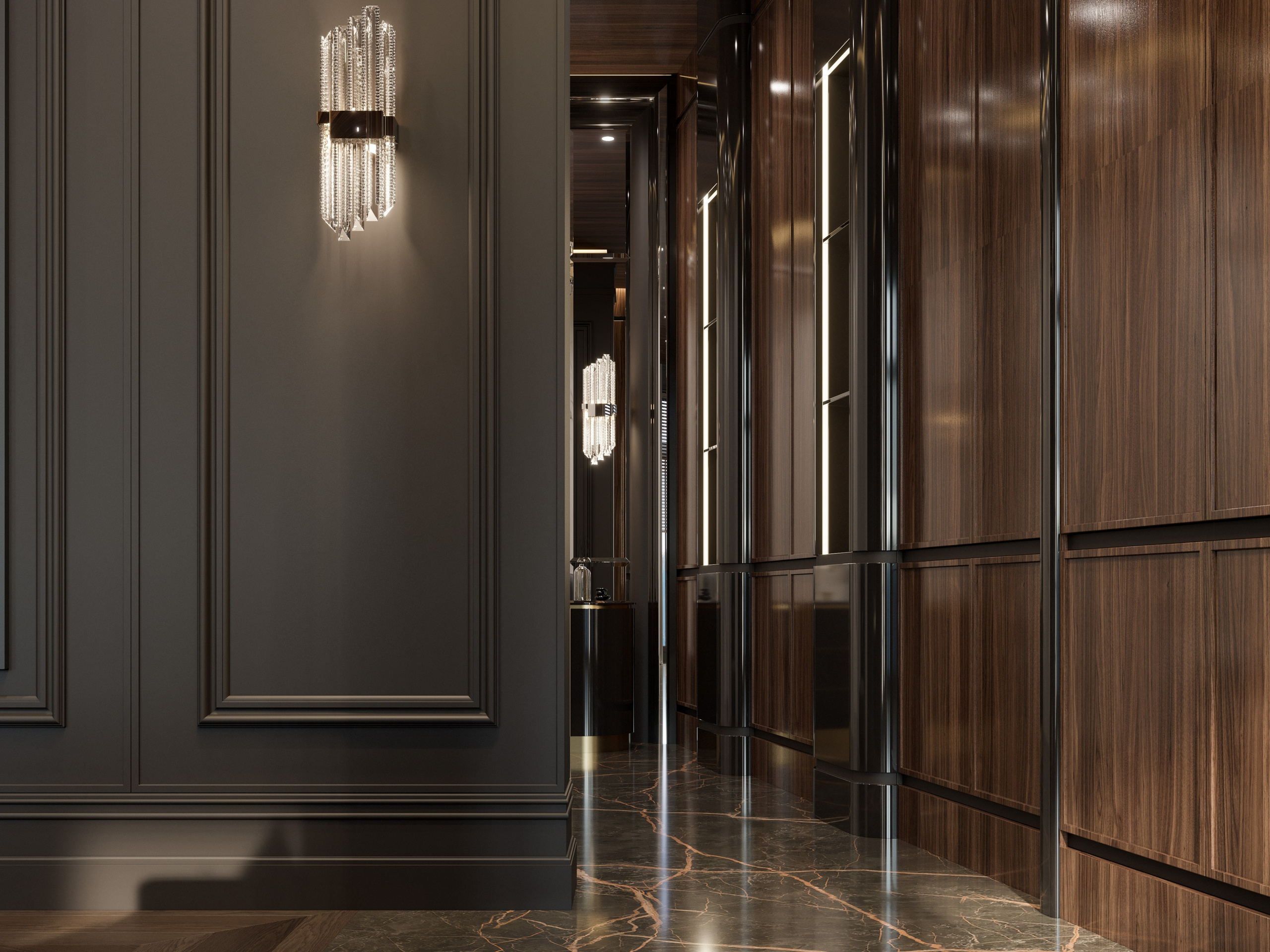 Классика и Современность: 3D Визуализации Особняка с Высокими Потолками. Визуализатор интерьера в Москве | Брагин Кирилл