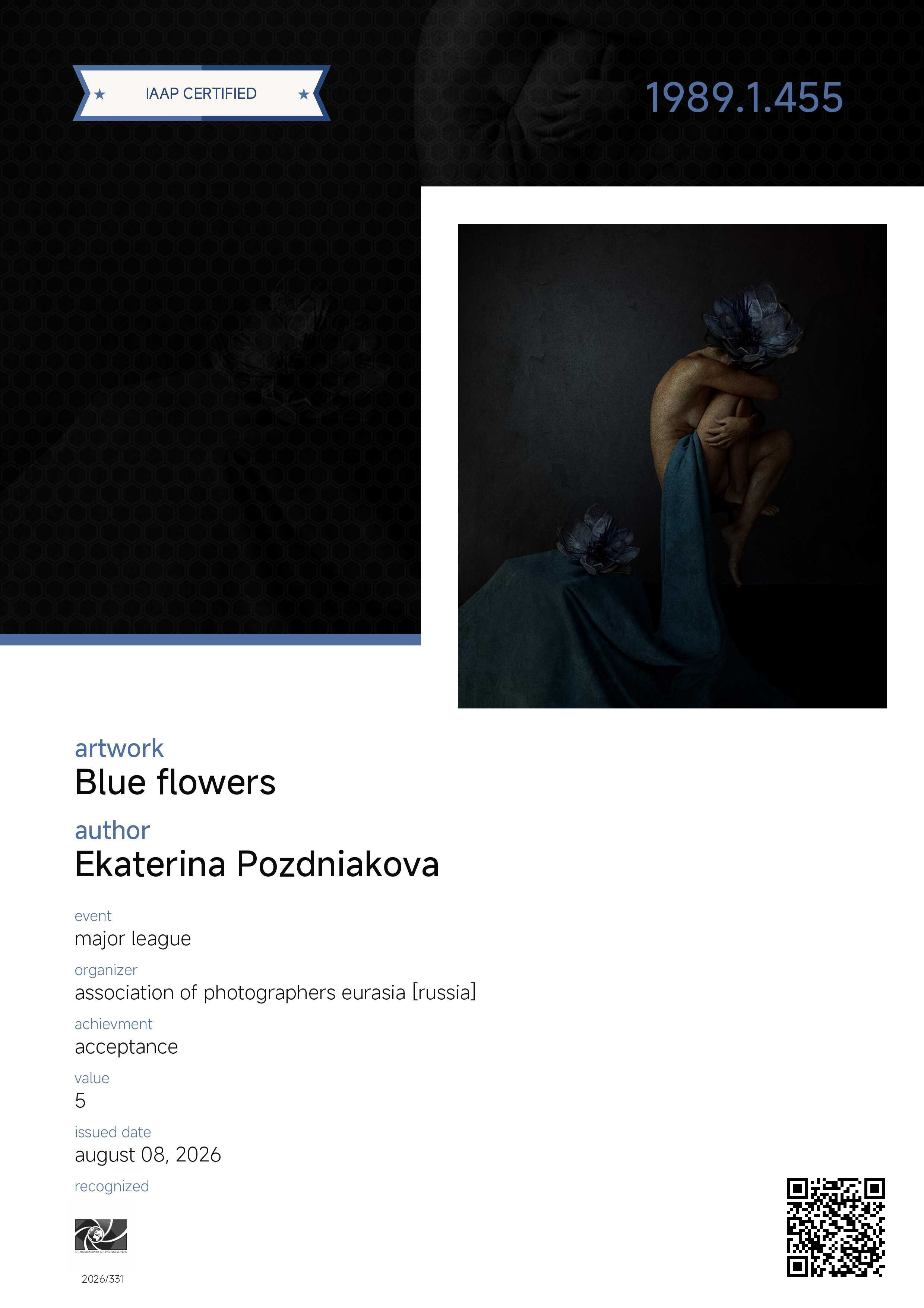 Major League 2026. Art Рhotographer Russia/Moscow