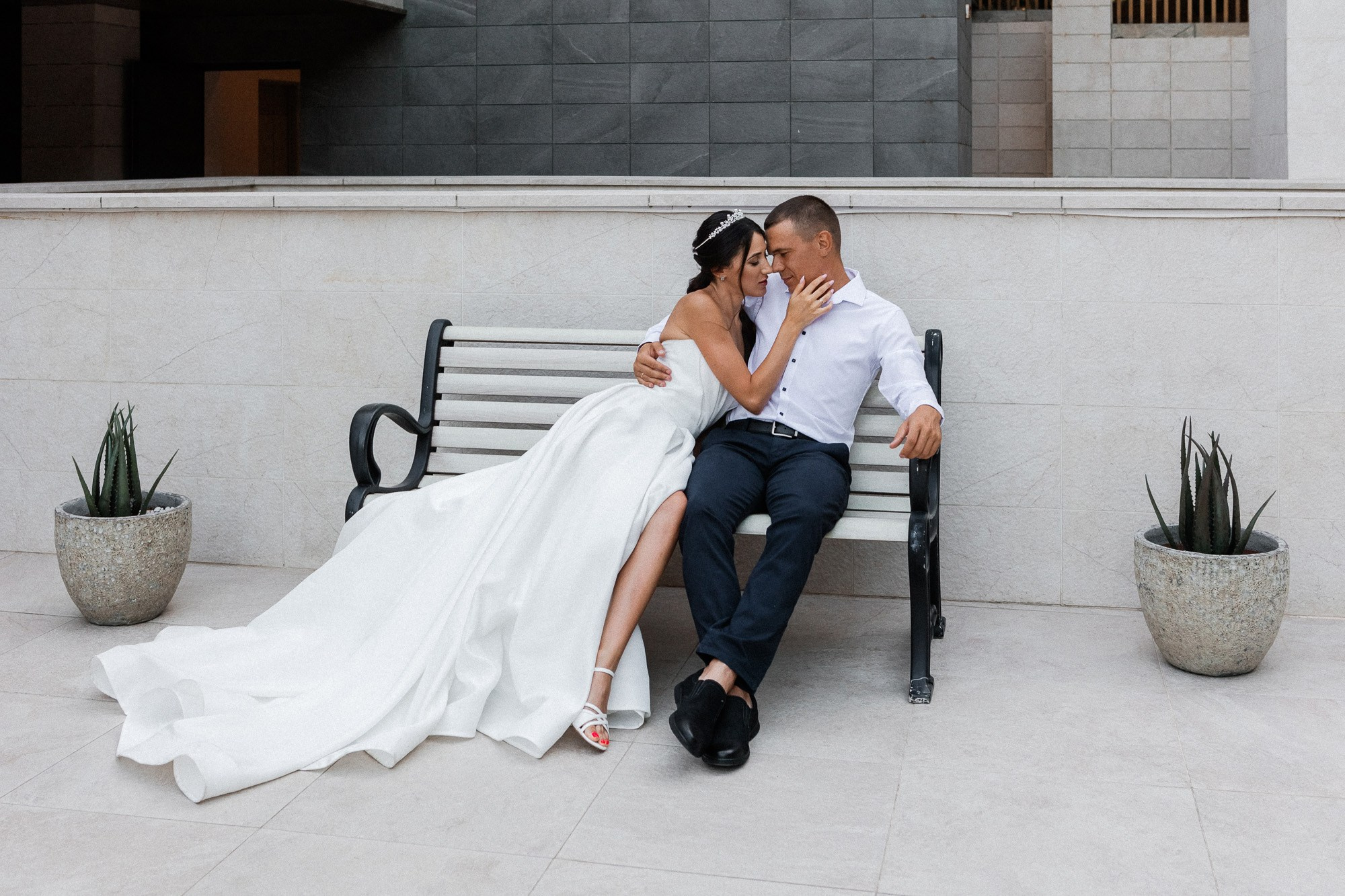 Николай и Юля — Свадебная фотосессия в Форосском парке. Свадебный фотограф, фотосъемка в Крыму, Севастополе, Симферополе, Ялте