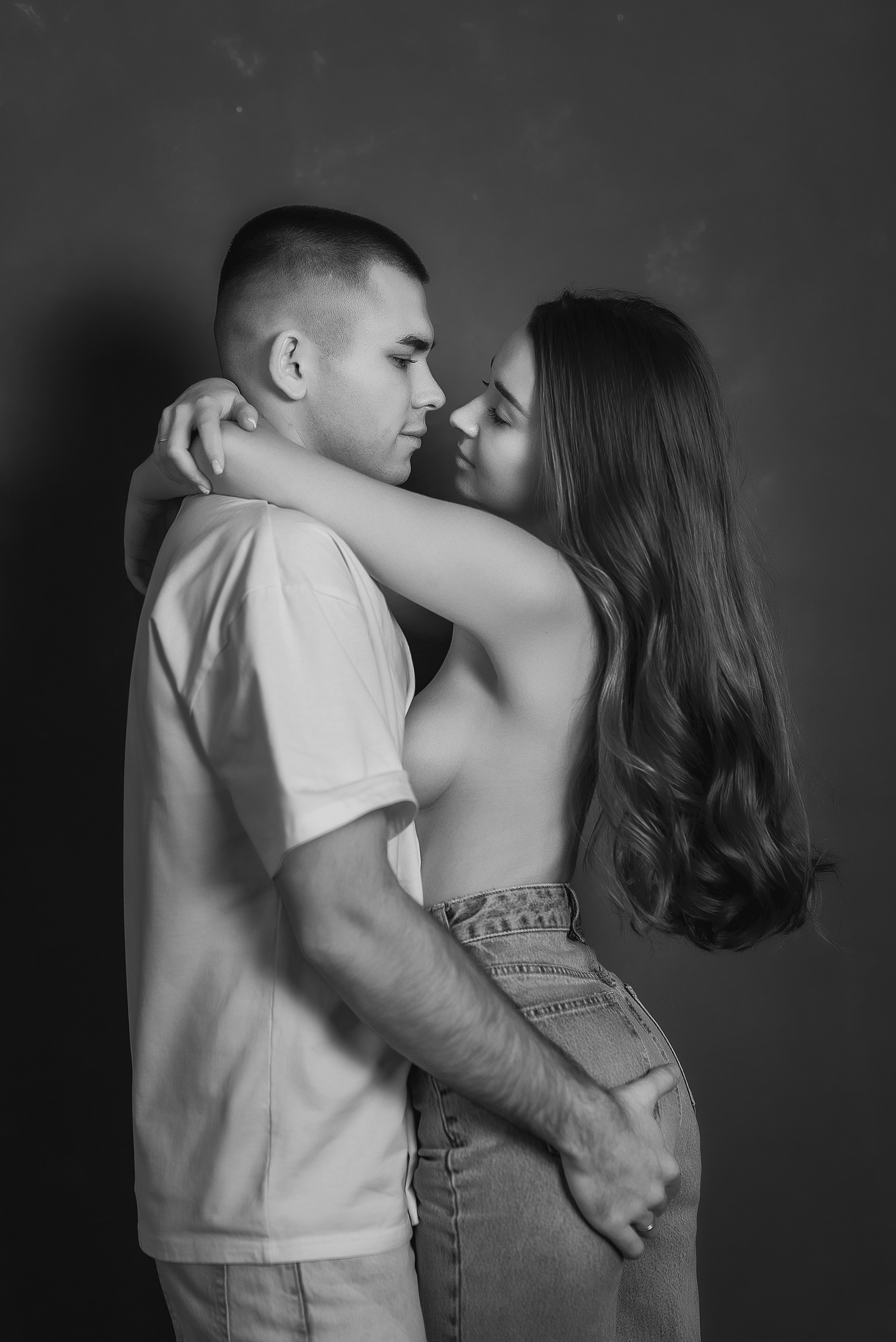 Love story в ЧБ. Семейный, детский фотограф в Воронеже Анна Никитина