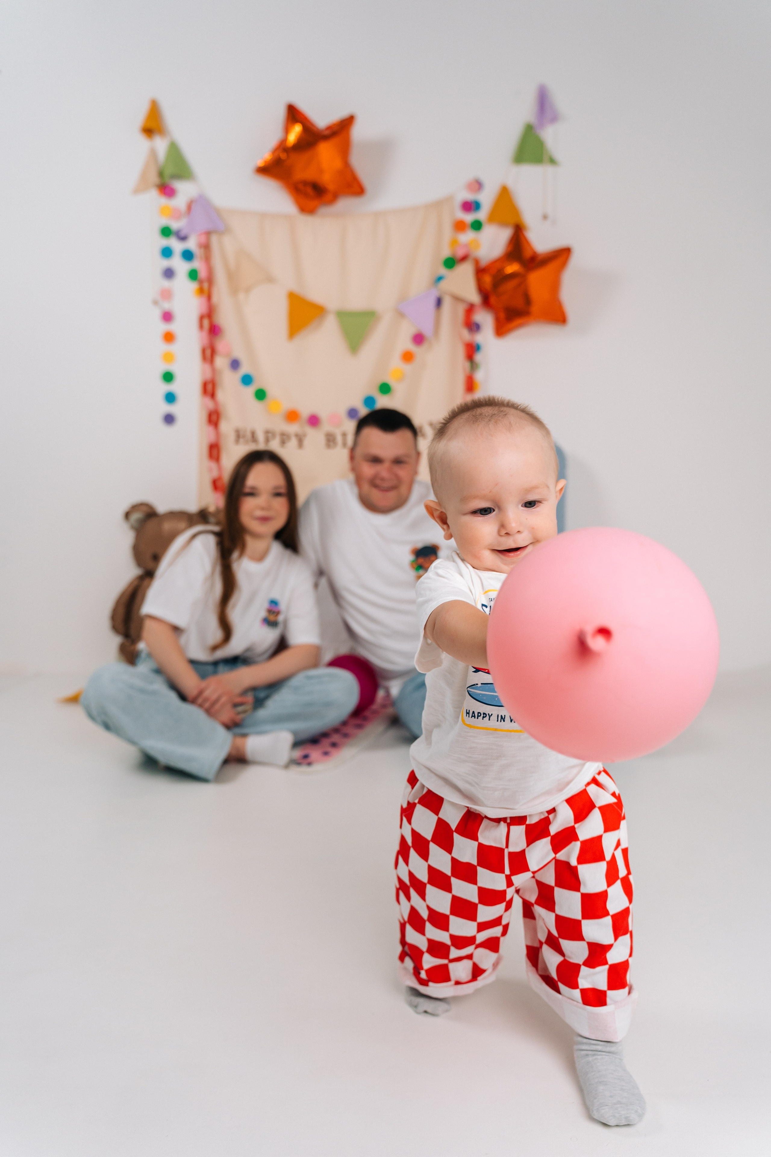 1 годик. «Лама» Детская фотостудия Уфа