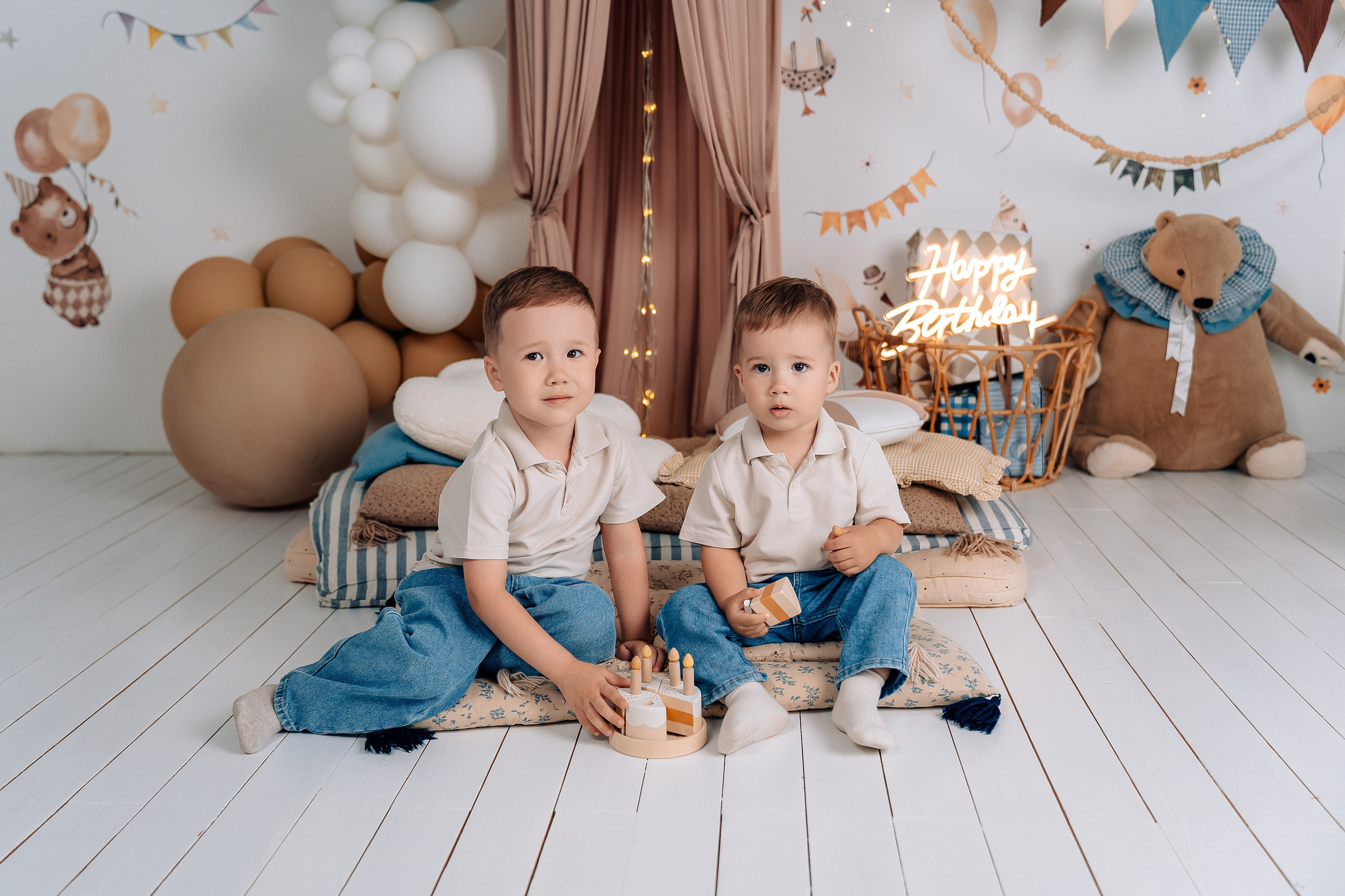 1 годик. «Лама» Детская фотостудия Уфа