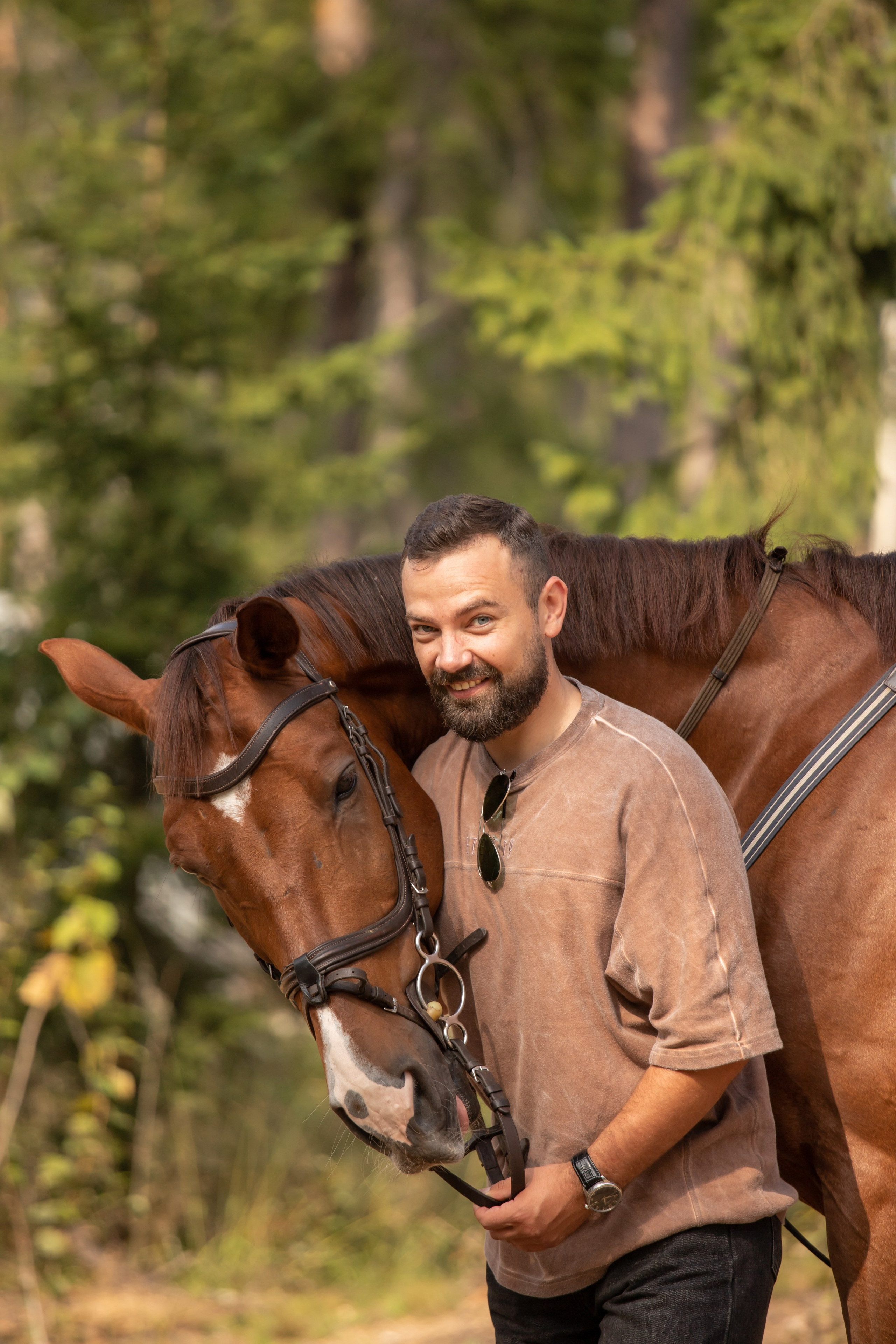 Фотопрогулки с Мальчиком. Конный фотограф в Санкт-Петербурге Анна Лебедева