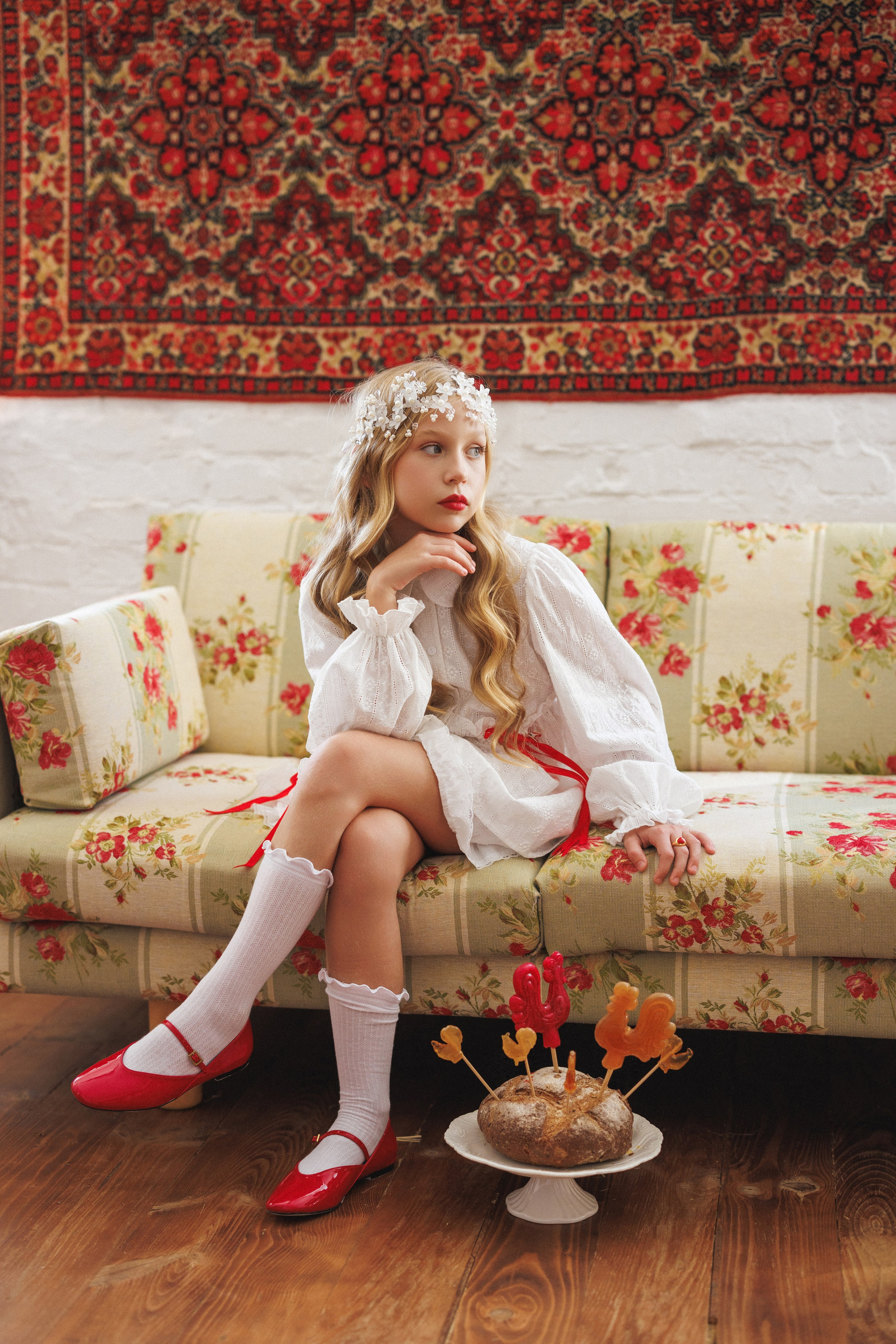 Фотосессия в современном Русском стиле. Фотостудия Лофт потолок, зал «Берлин», город Краснодар. Семейный и детский фотограф в Краснодаре Анна Трашкова