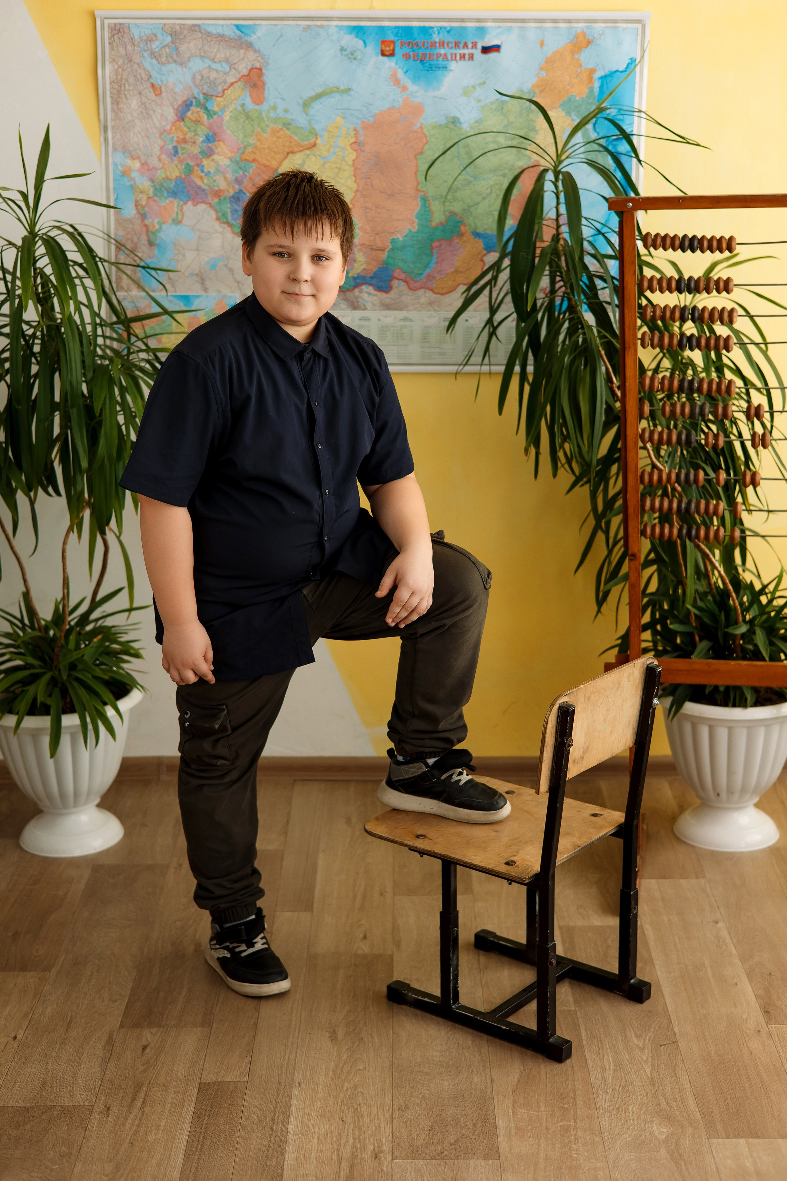 4 класс с. Барабаш. Фотограф Любовь Корниенко, Примоский край