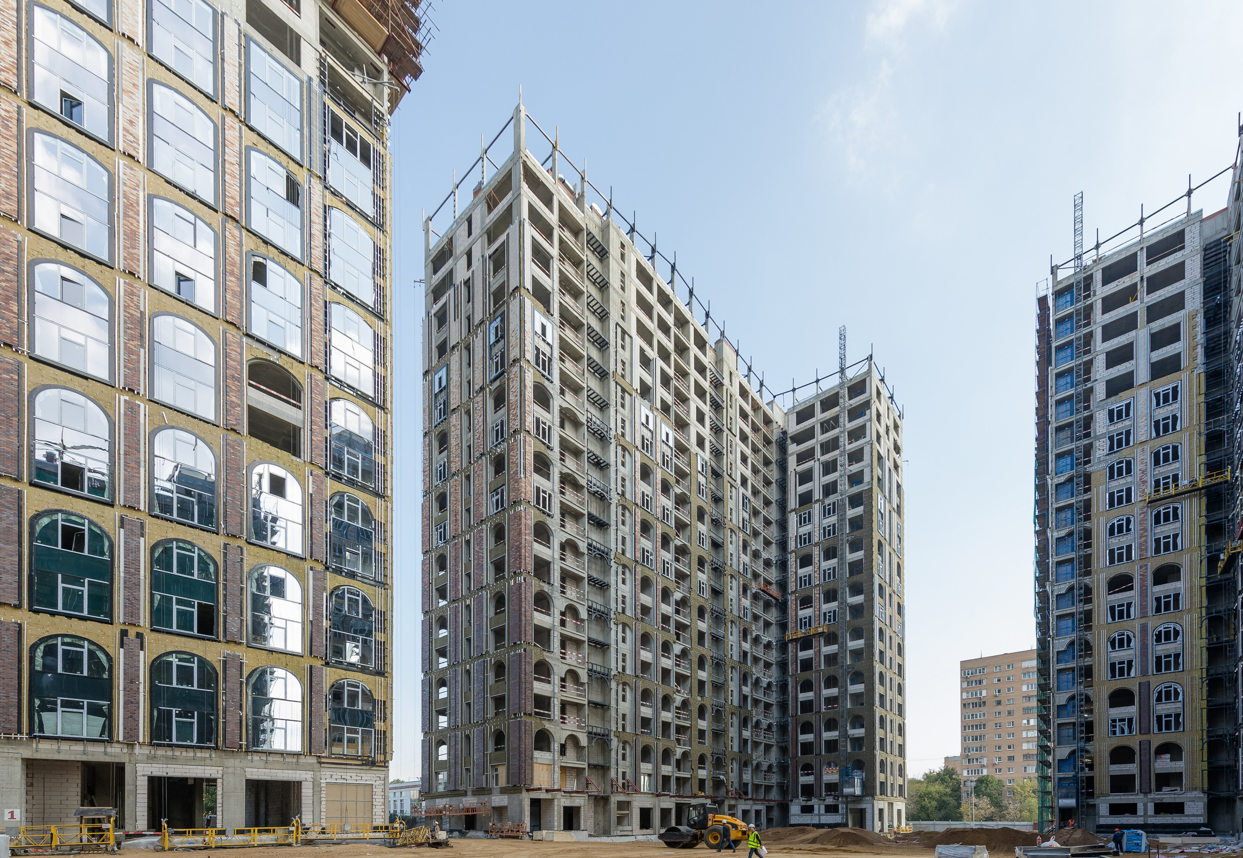 Фотосъемка зданий и сооружений на разных этапах строительства