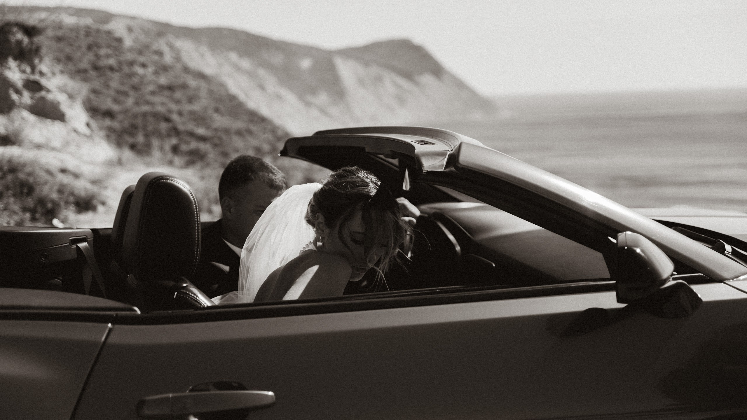 На кабриолете. Фотограф и Видеограф Анапа, Новороссийск, Краснодар. Алина и Женя