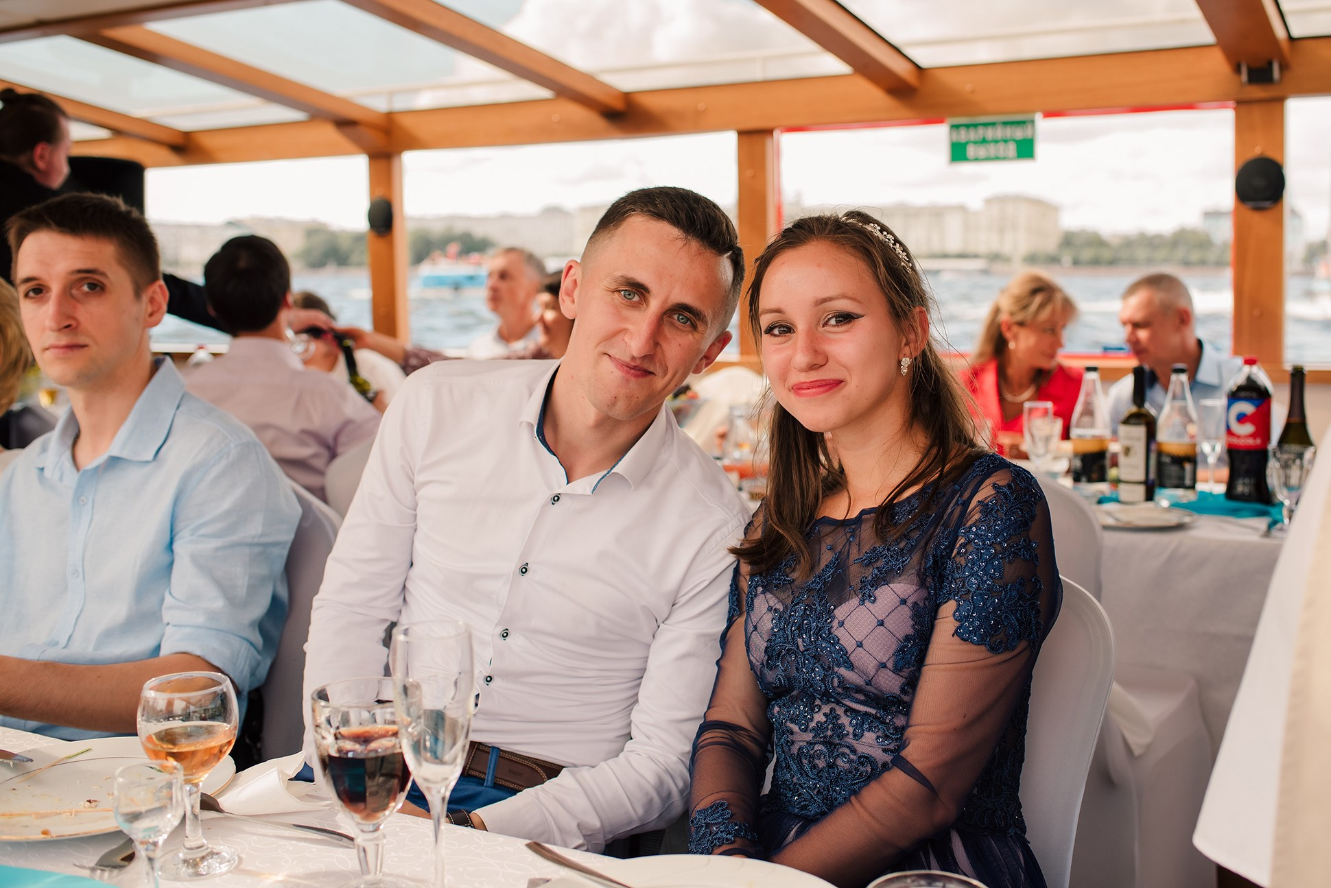 Юля и Андрей. Банкет на воде. Семейный и Свадебный фотограф. Санкт-Петербург. Пушкин