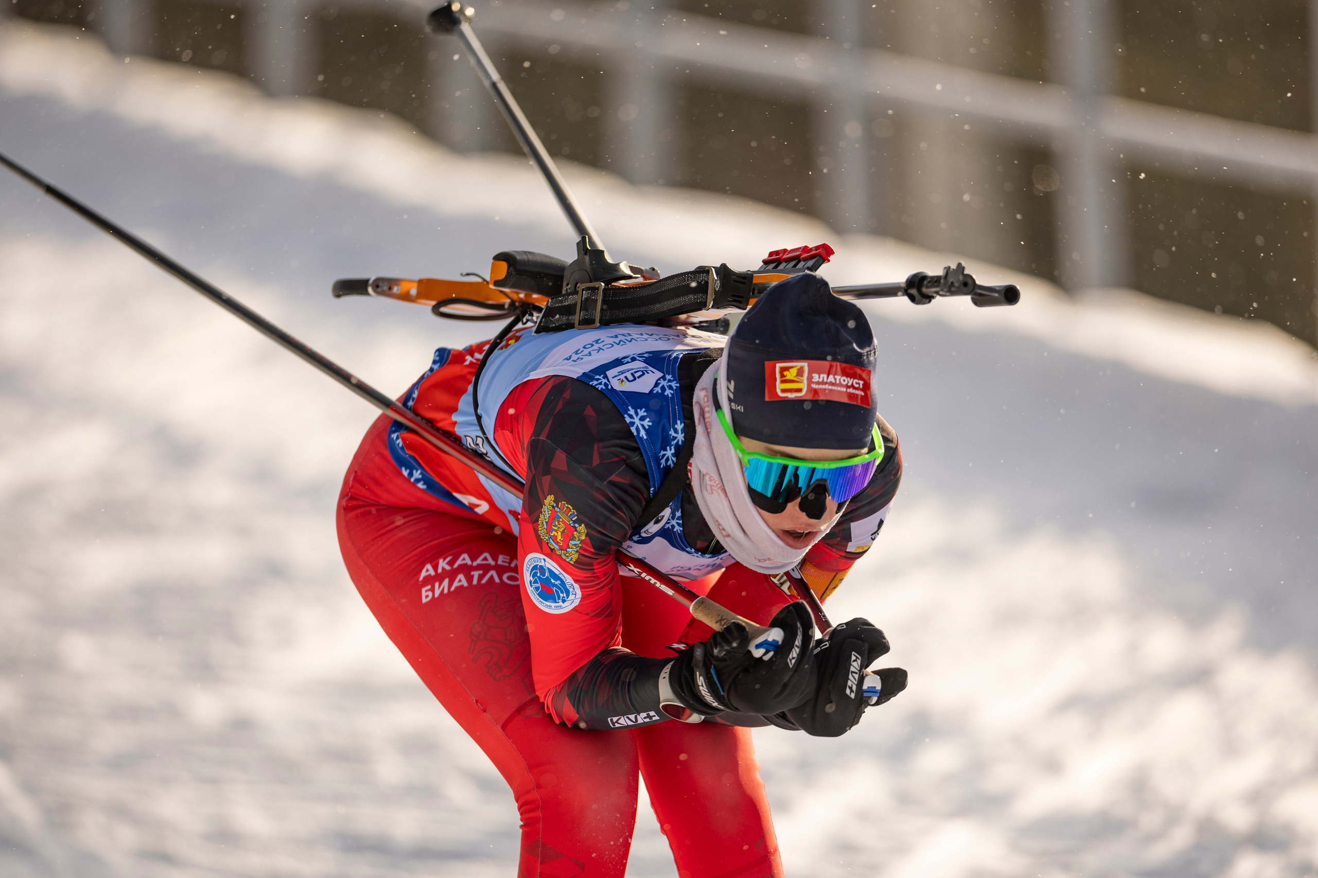 Всероссийская спартакиада. Гонка преследования женщины. Спортивный репортажный фотограф Казань Нафис Сиразетдинов