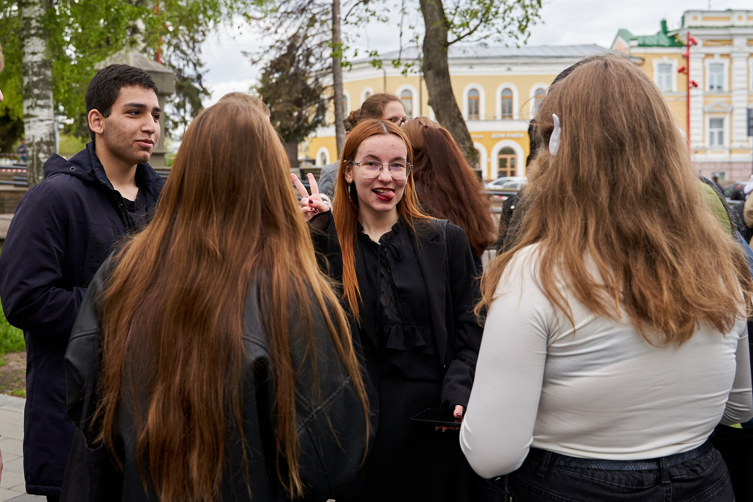 Городской квест в рамках регионального фестиваля «Учись без границ». Репортажный фотограф Вилянов Евгений. Нижний Новгород