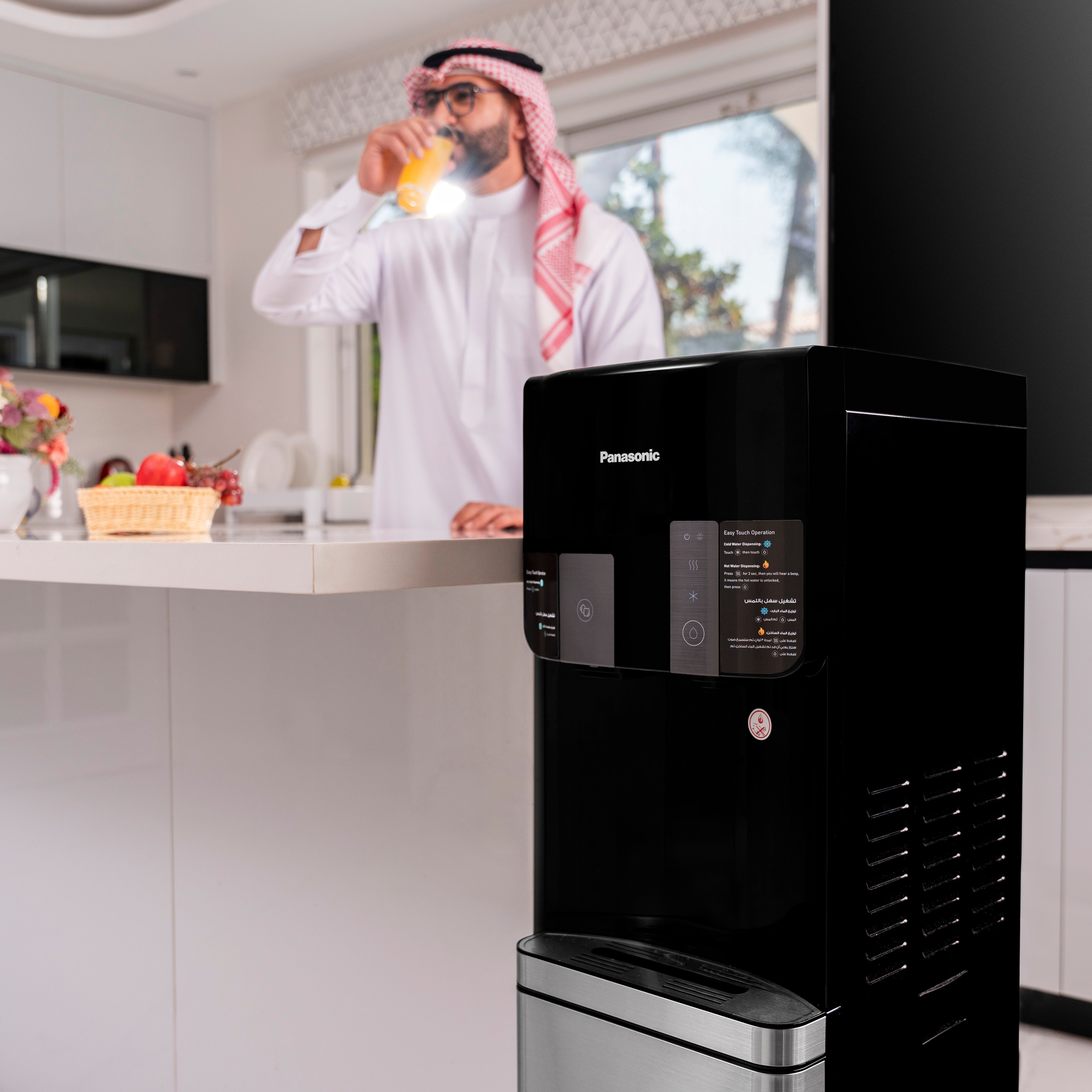 Panasonic water dispenser. Advertising photographer in Dubai — Maxim Mitrofanov