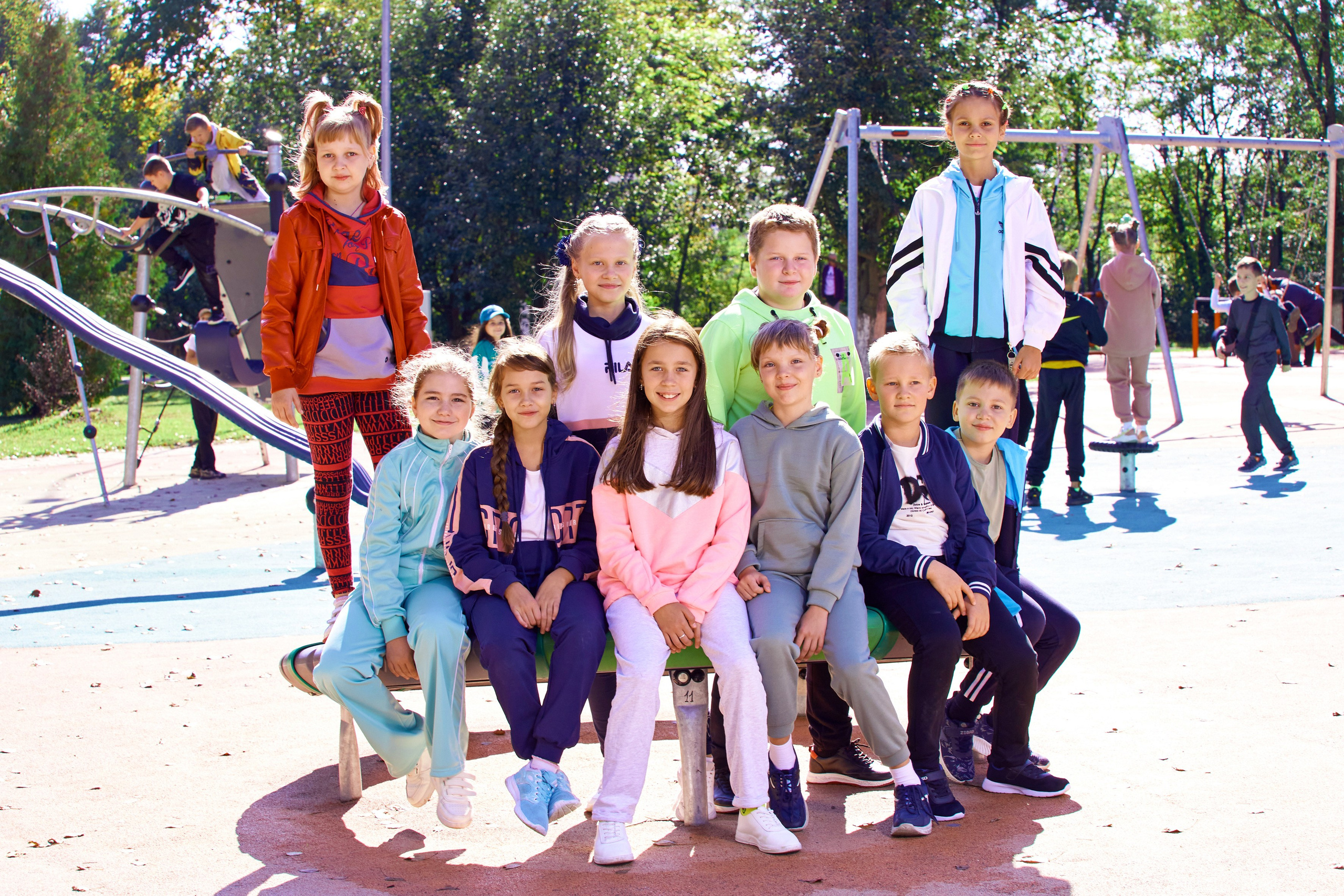 Съёмка в парке осенью. 4 класс. Childrenfoto.ru