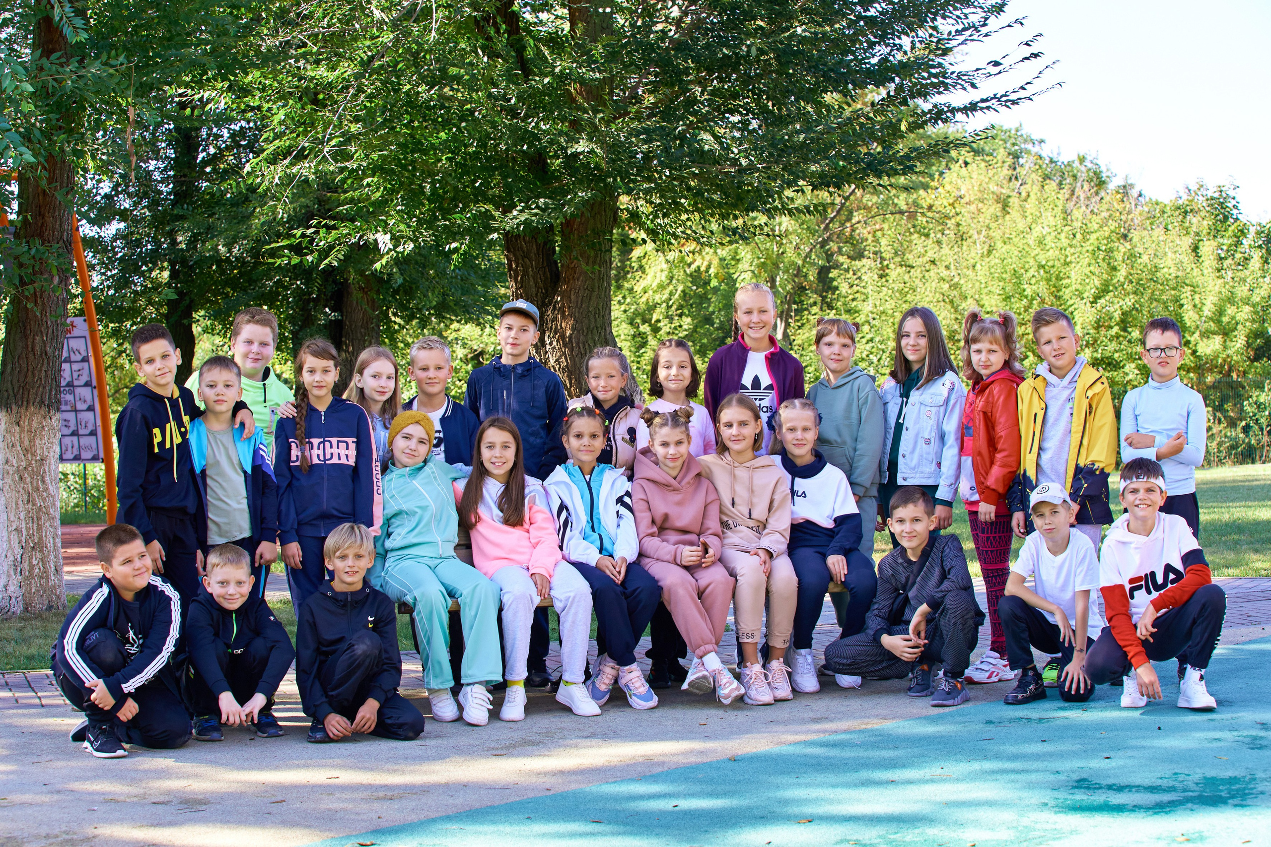 Съёмка в парке осенью. 4 класс. Childrenfoto.ru