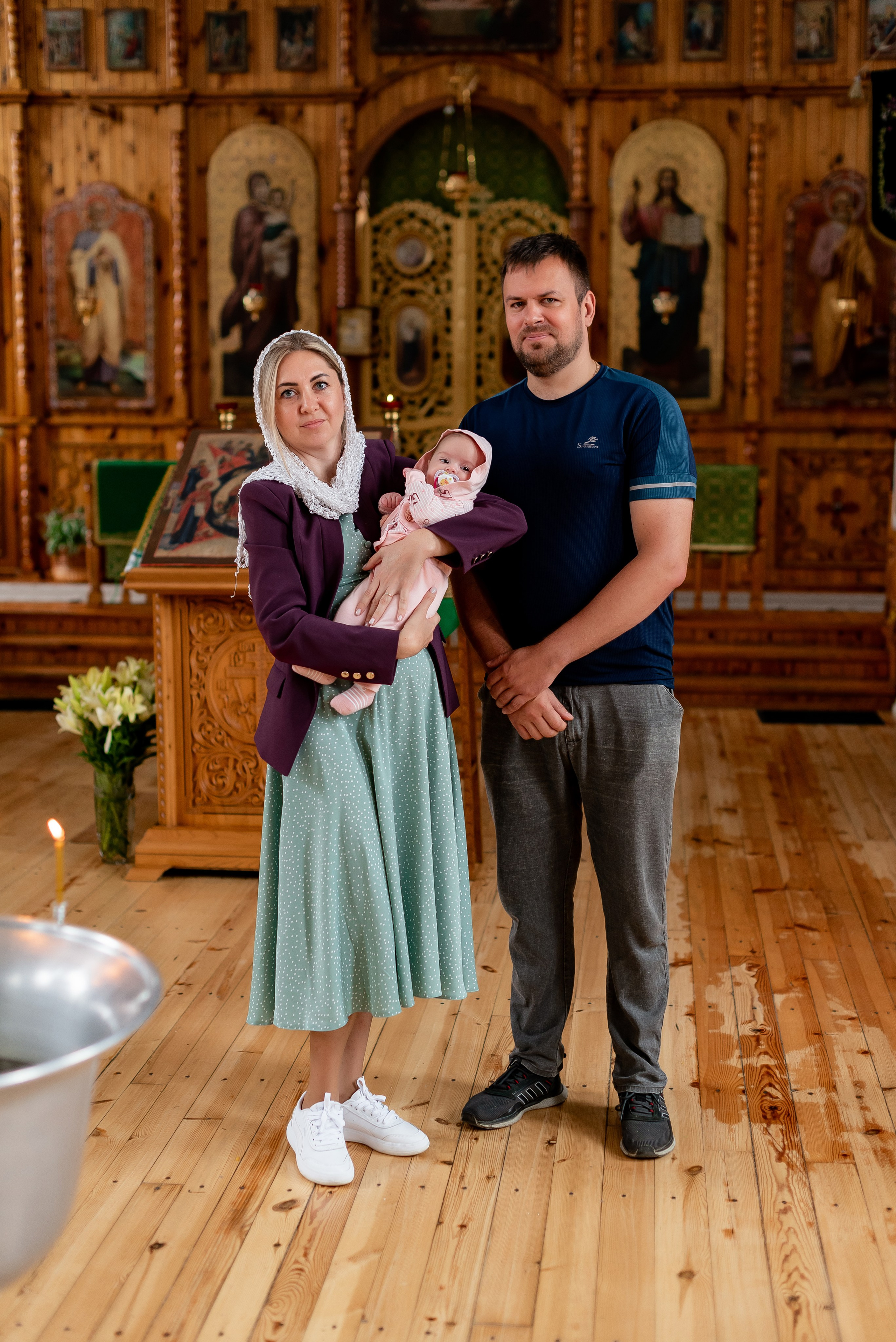 Крещение Ксении. Фотограф Татьяна Иванчикова