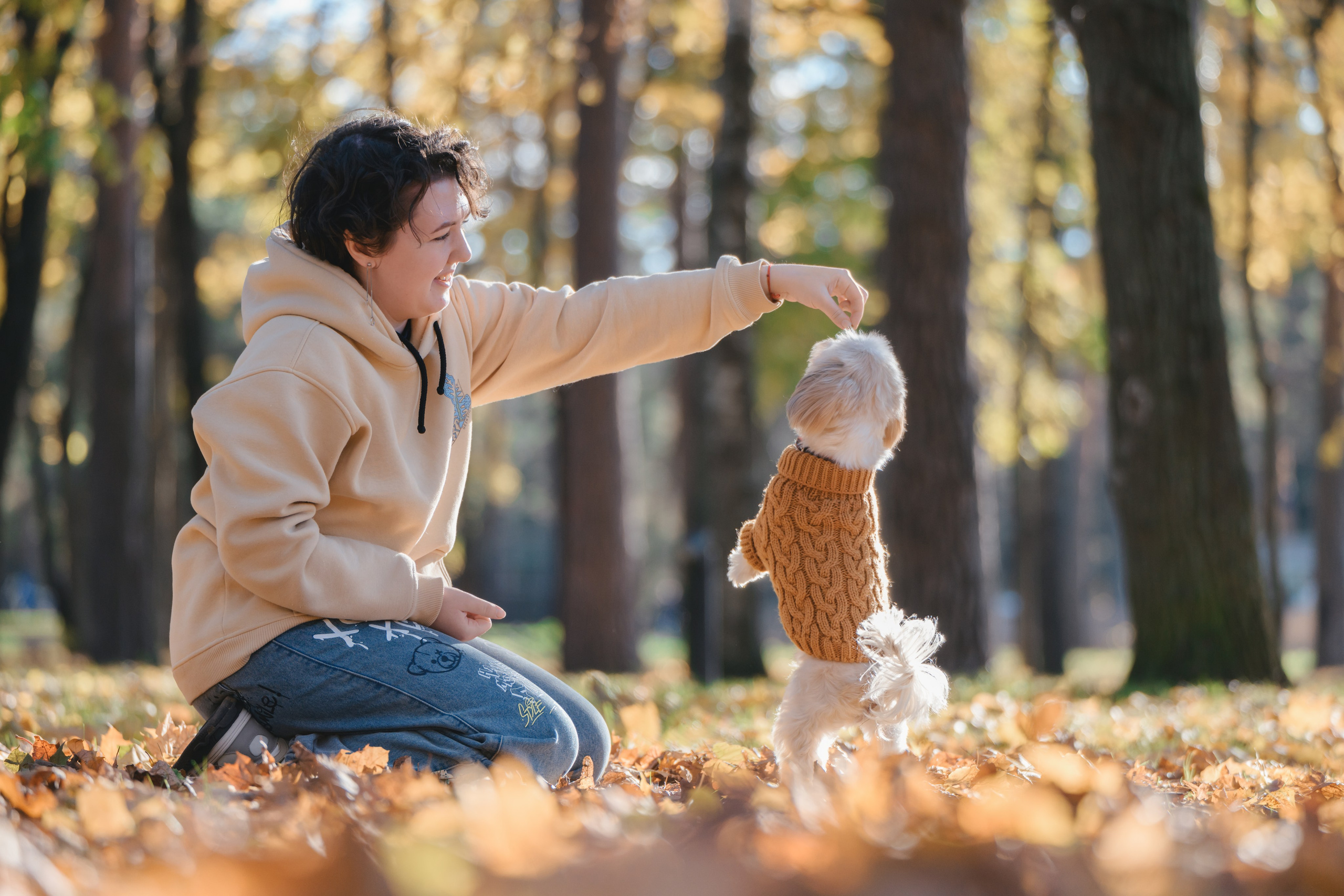 Ирина и Винни. Фотограф Анималист в Москве Анастасия Жучкова