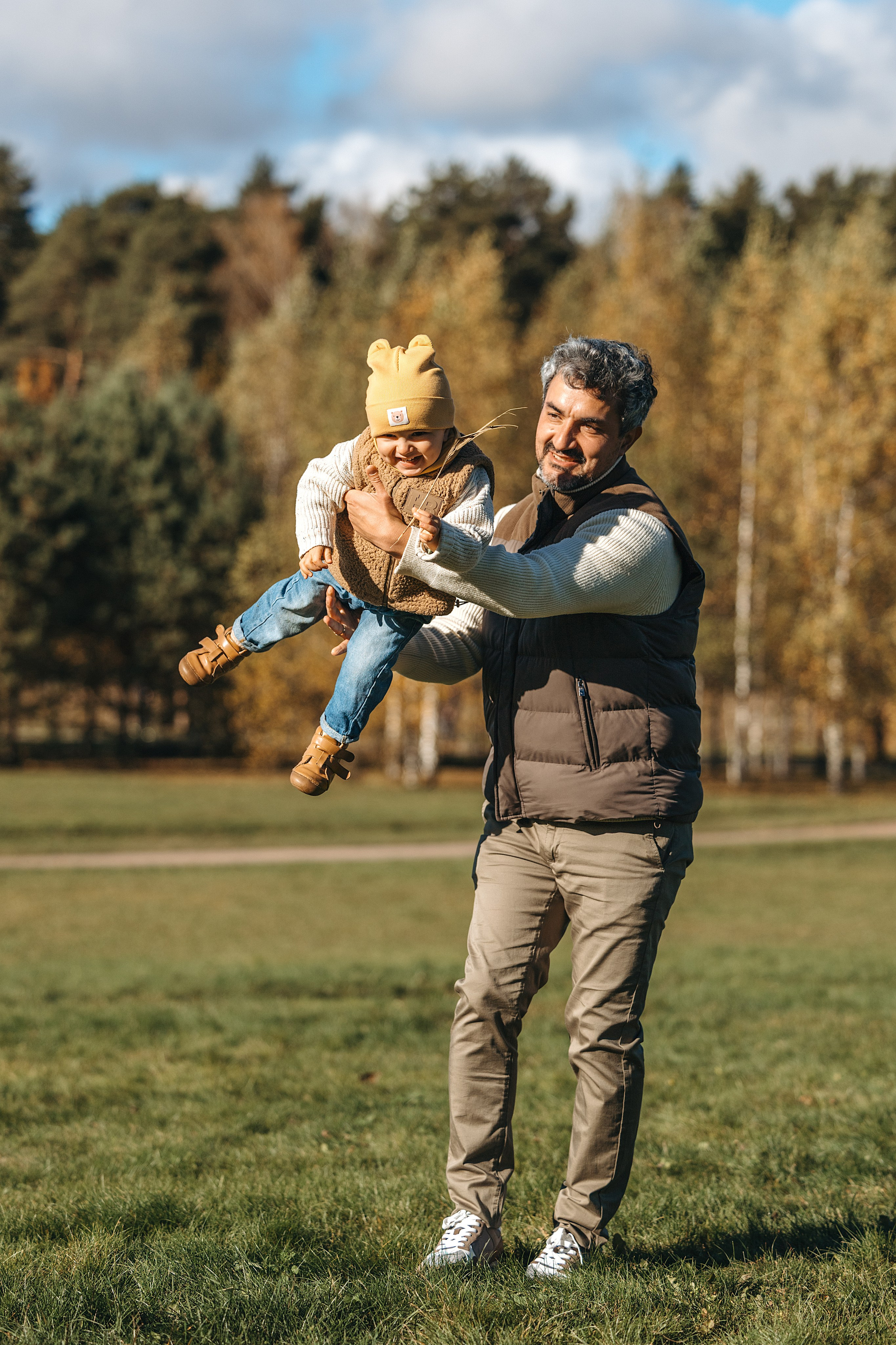 Осенняя семейная съемка. Фотограф Анималист в Москве Анастасия Жучкова
