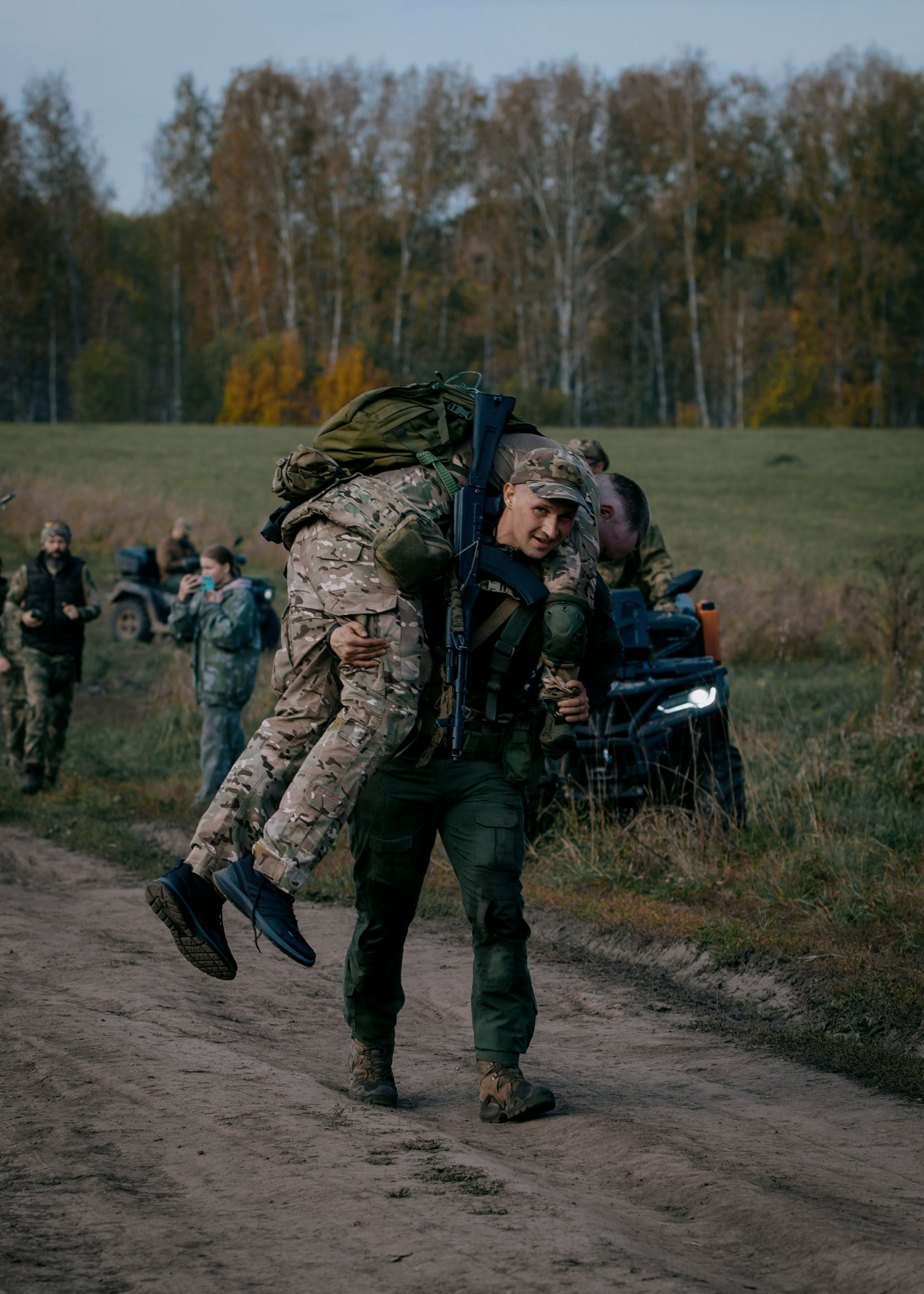 Квалификационные испытания. Сдача на шеврон «Боевая Единица». Портретный фотограф в Москве Дарья Цезария