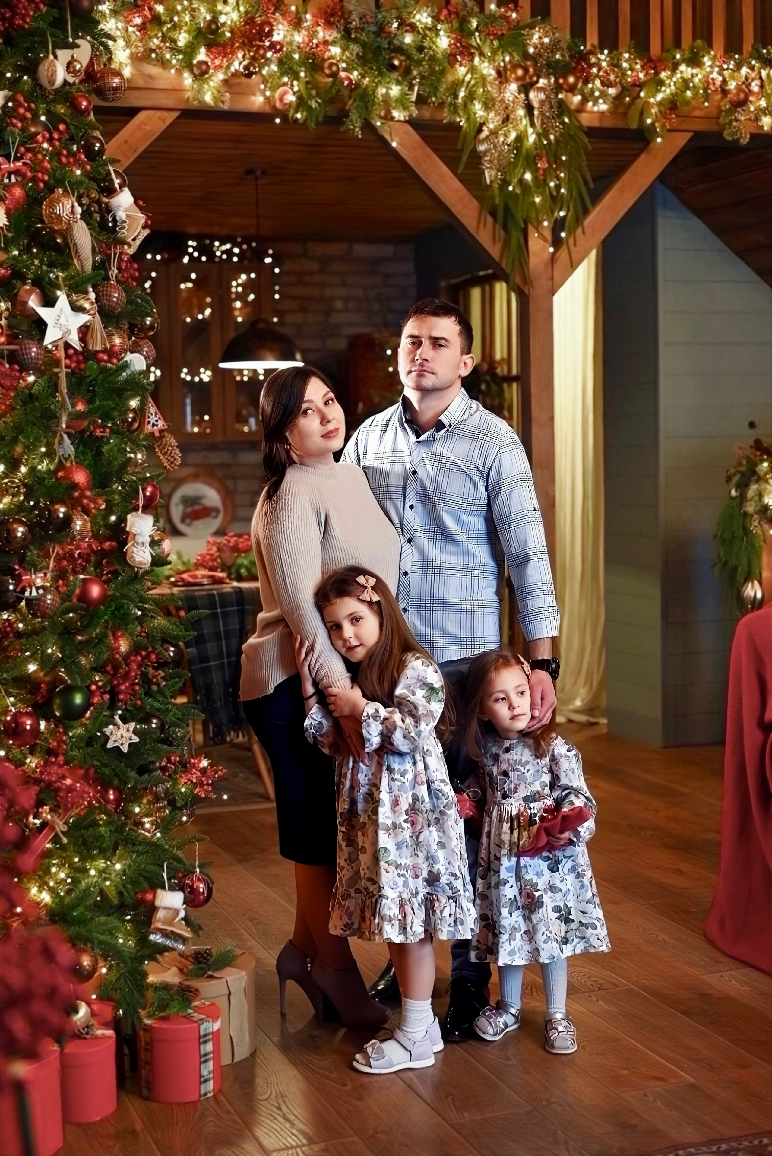 Дарья с семьей в Шале. Семейный и детский фотограф Москва