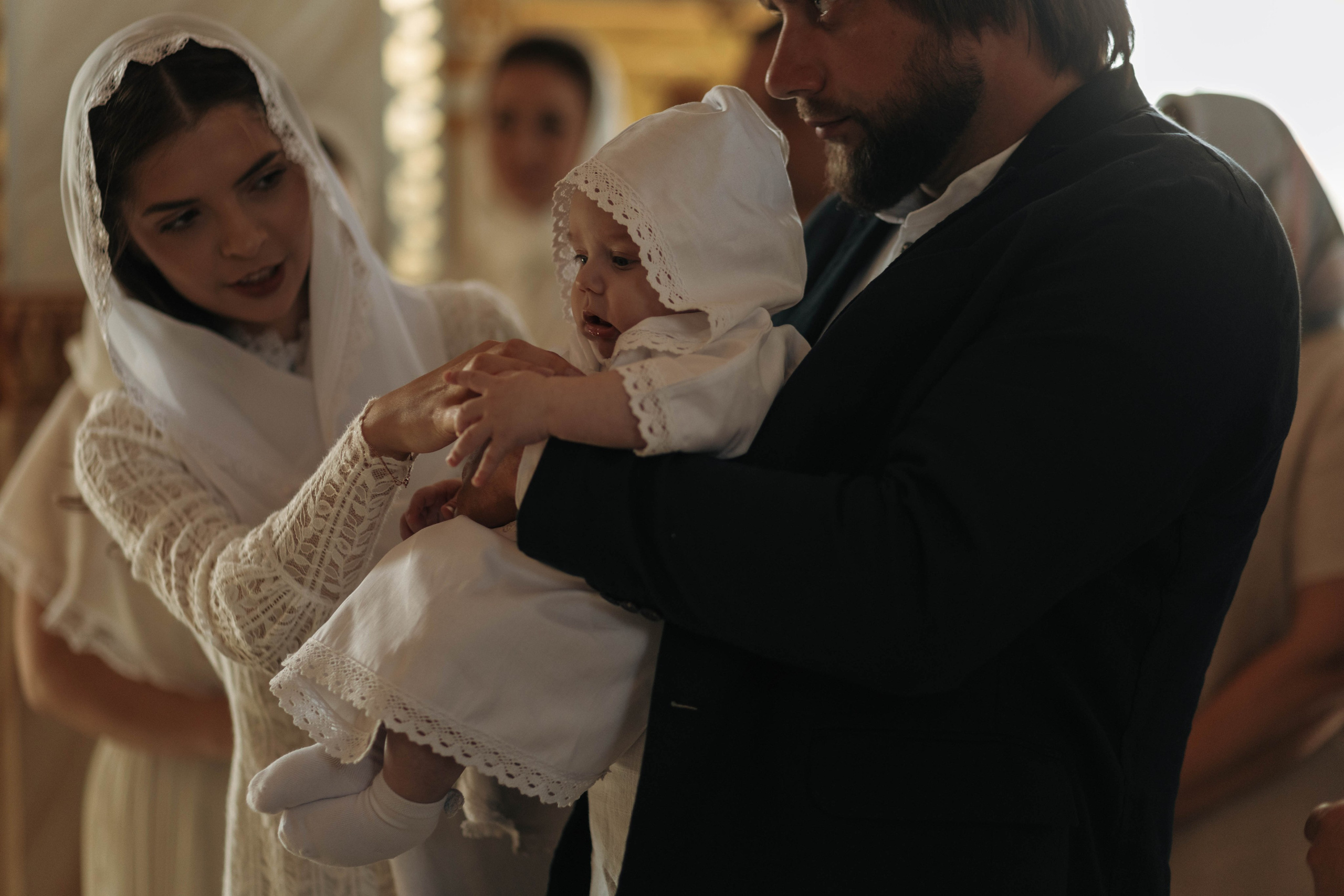 Таинство Крещения Савелия. Фотограф Сальск Катерина