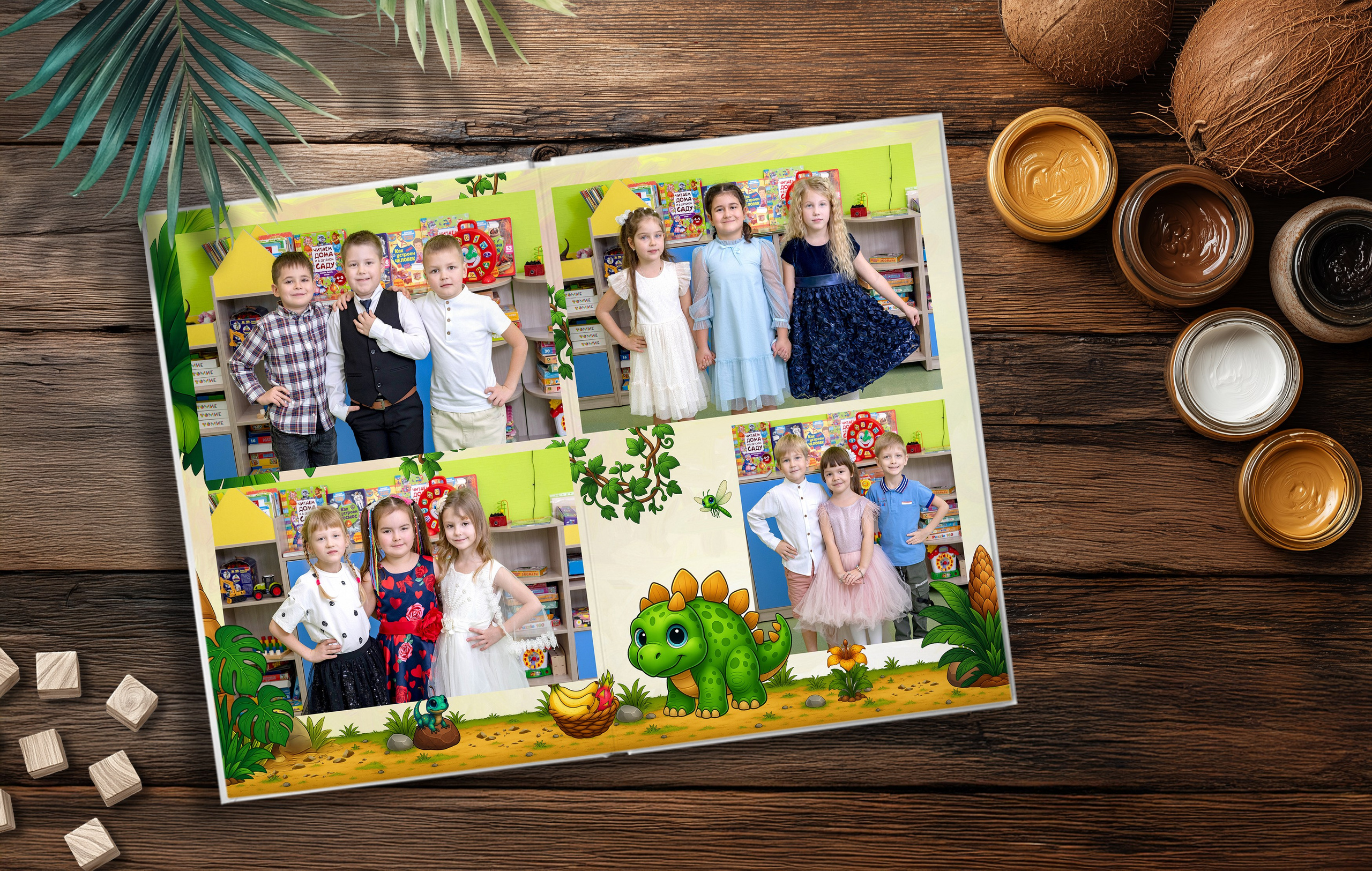 Дизайн «Дино». Выпускные альбомы в Подольске Москве и МО