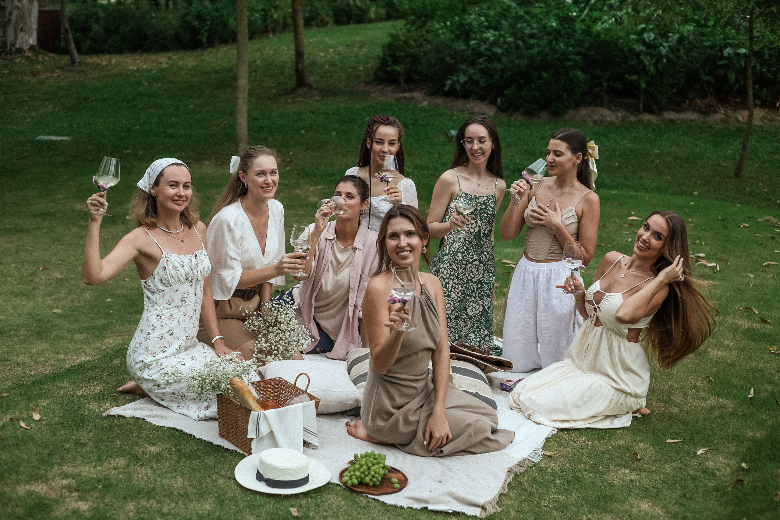 Винный Девичник в стиле Прованс. Фотограф и видеограф Анна Домашенко
